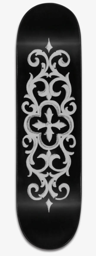BLACK COMPASS CROSS BALCONY SKATEBOARD