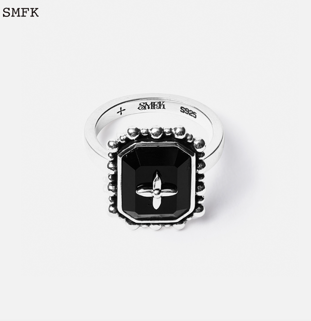 SMFK BLACK BALLOON JEWEL RING JRS06B