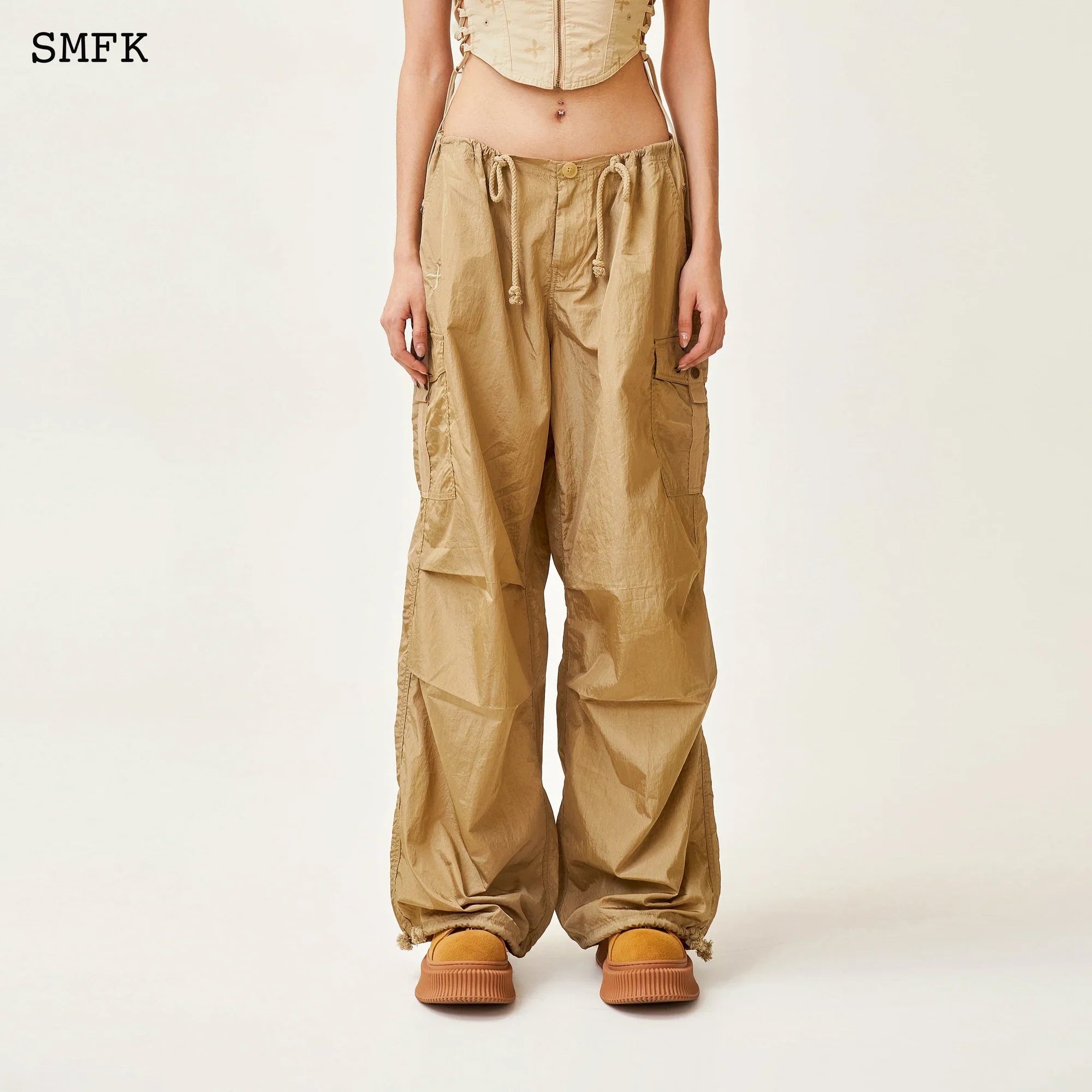 SMFK ANCIENT MYTH GOLDEN SNAKE HUNTING PARATROOPER PANTS