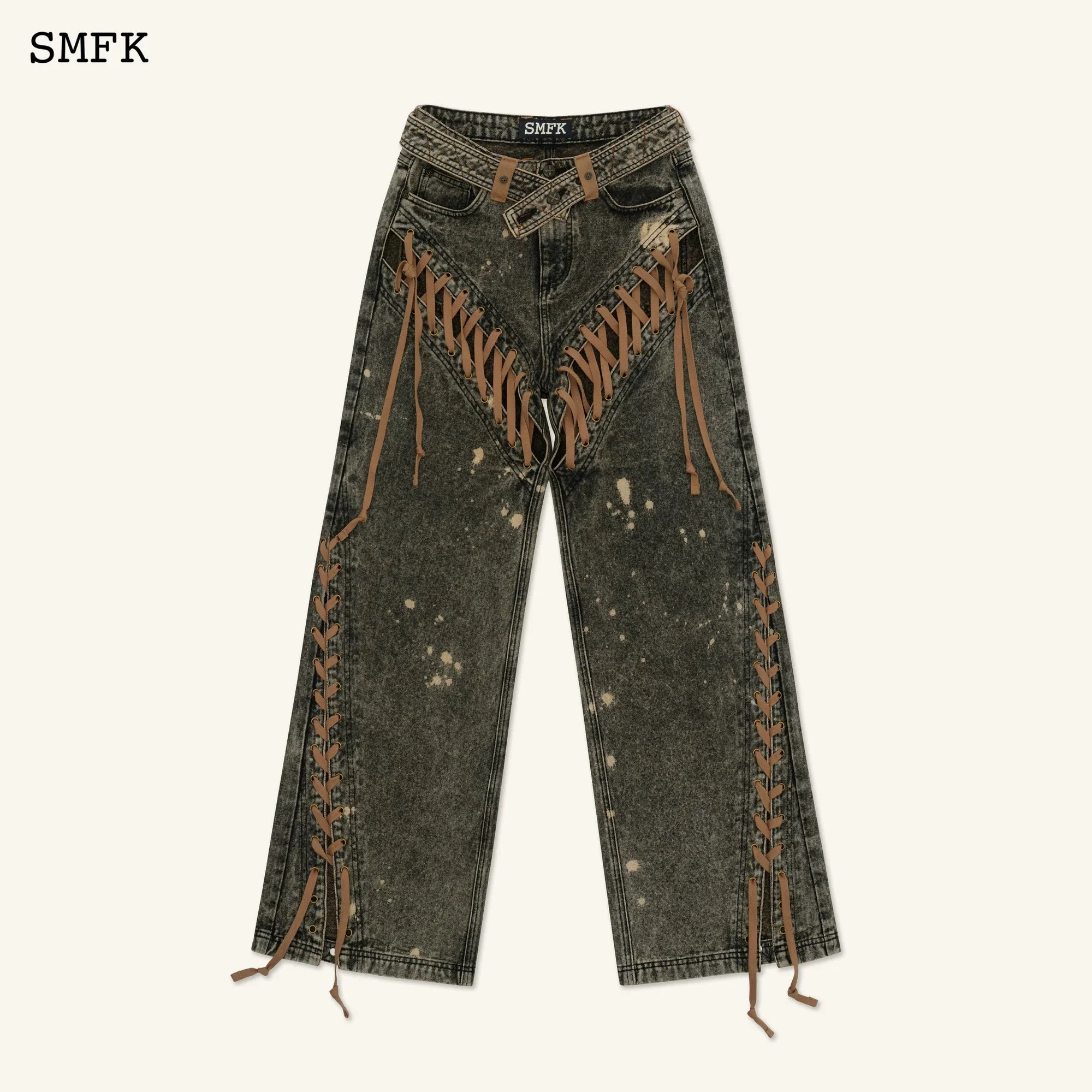 SMFK ANCIENT MYTH HURRICANE WIDE-LEG JEANS IN SUNSET