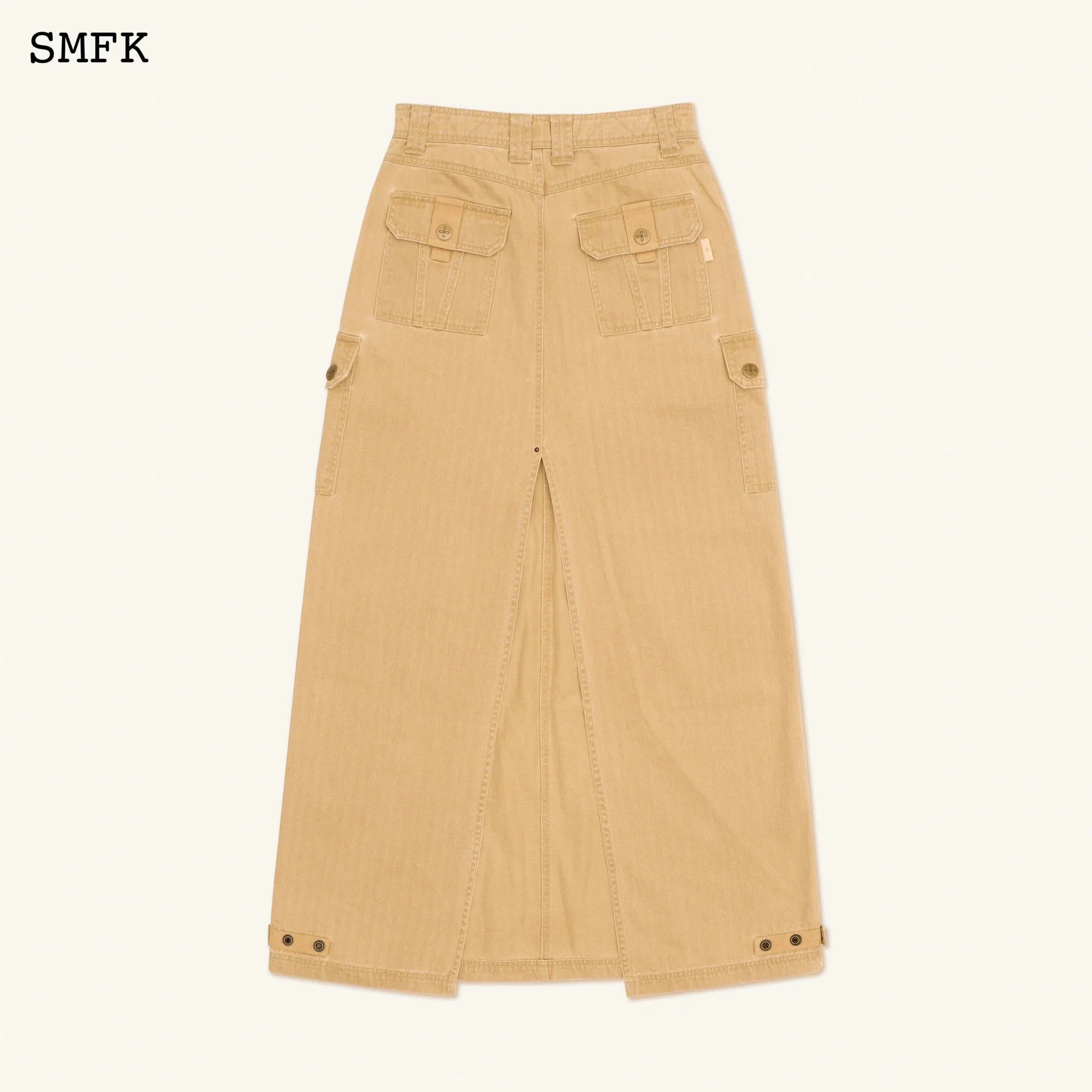 ANCIENT MYTH TARPAN WORKWEAR LONG SKIRT WHEAT
