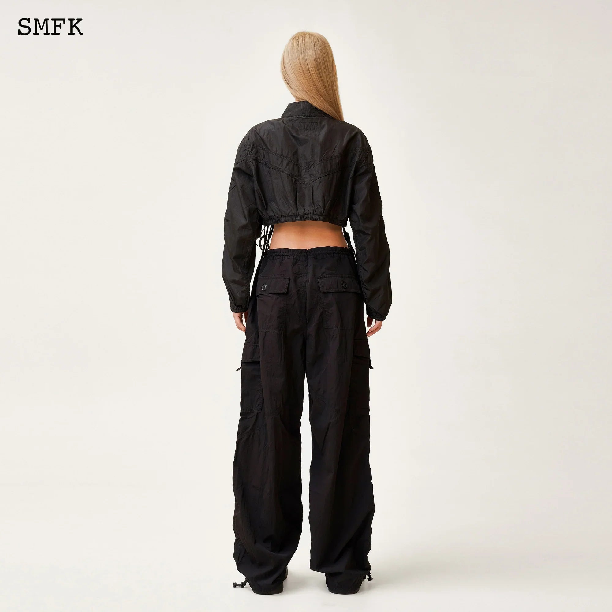 SMFK  ANCIENT MYTH VIPER ALLOY JOGGING BLACK JACKET