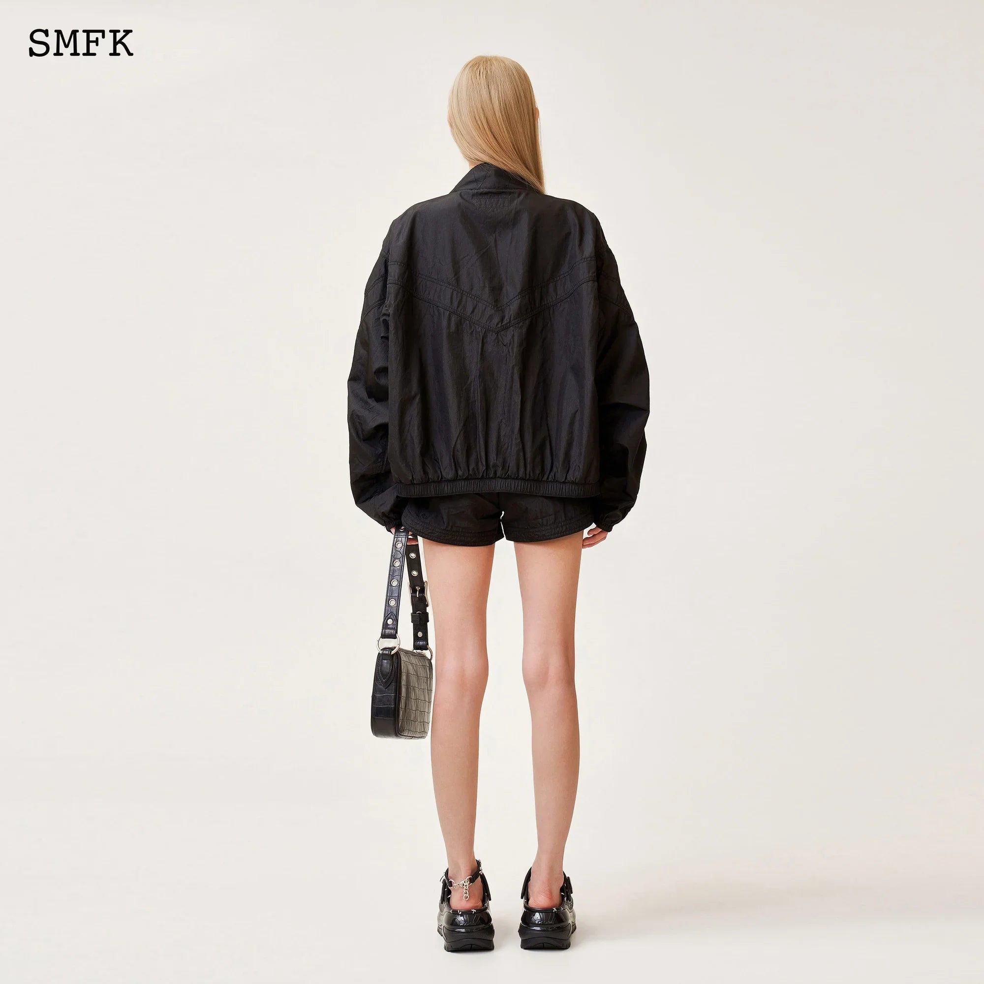 SMFK NCIENT MYTH VIPER ALLOY LOOSE TRAINING JACKET BLACK