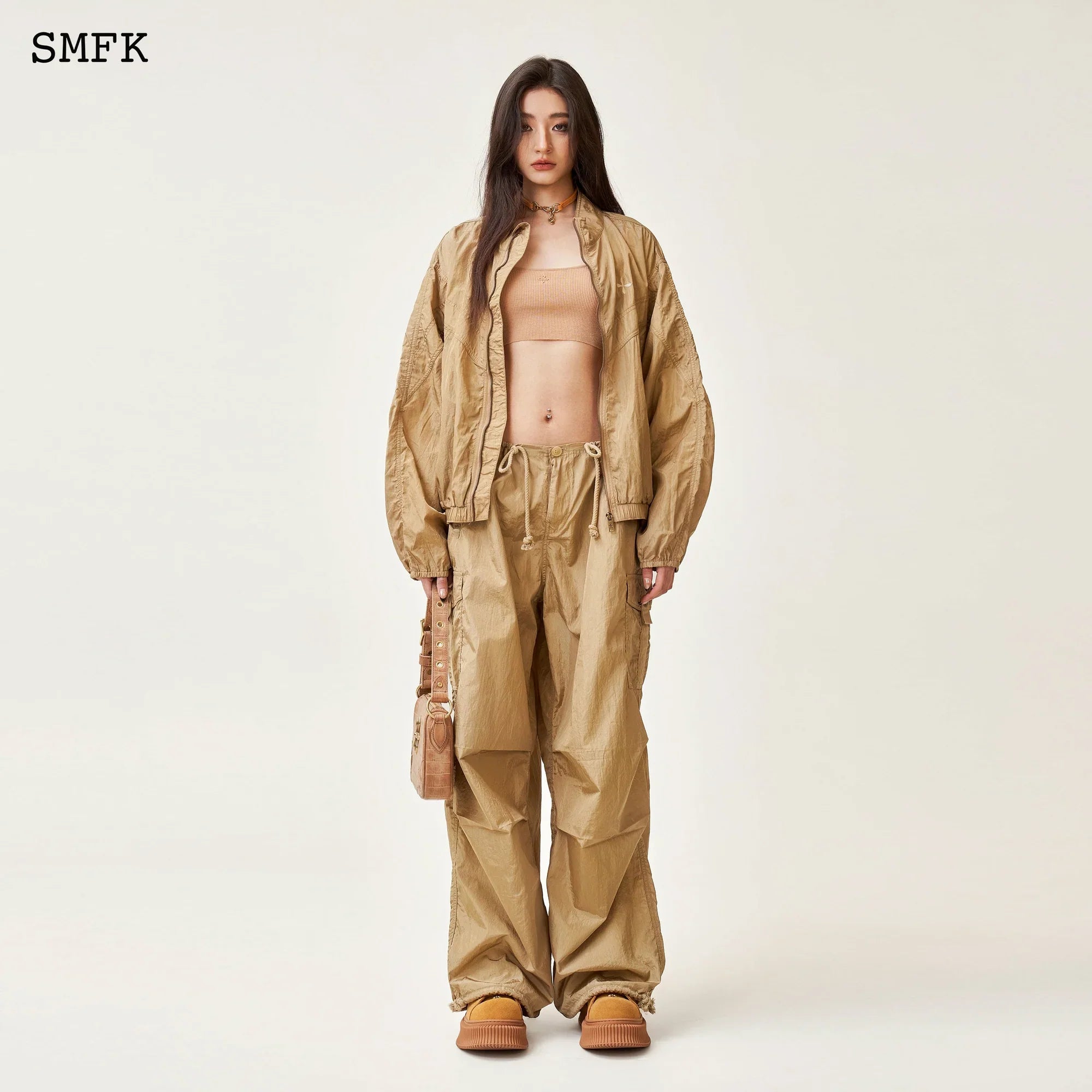 SMFK NCIENT MYTH VIPER ALLOY LOOSE TRAINING JACKET GOLD