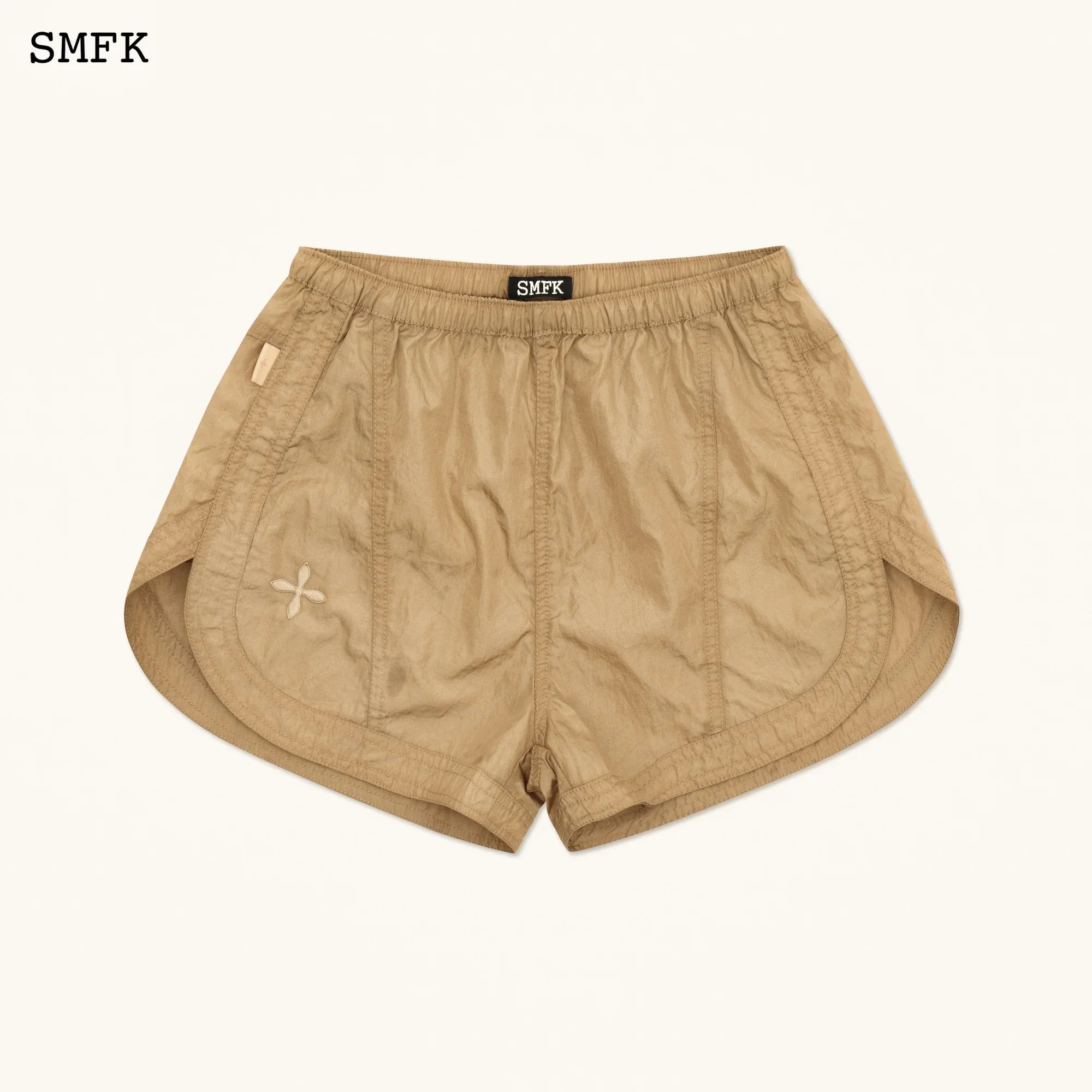 SMFK ANCIENT MYTH VIPER JOGGING SHORTS IN GOLD