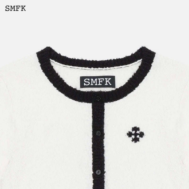 College Classical Knitted Short Cardigan