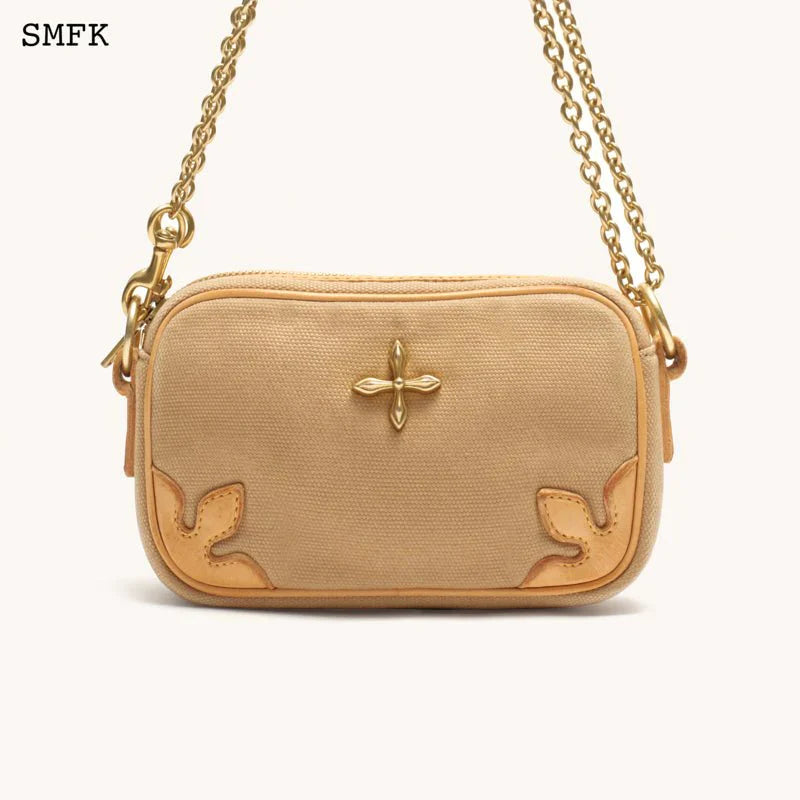 SMFK COMPASS ADVENTURE WHEAT SHOULDER BAG WITH CHAIN B0001FC