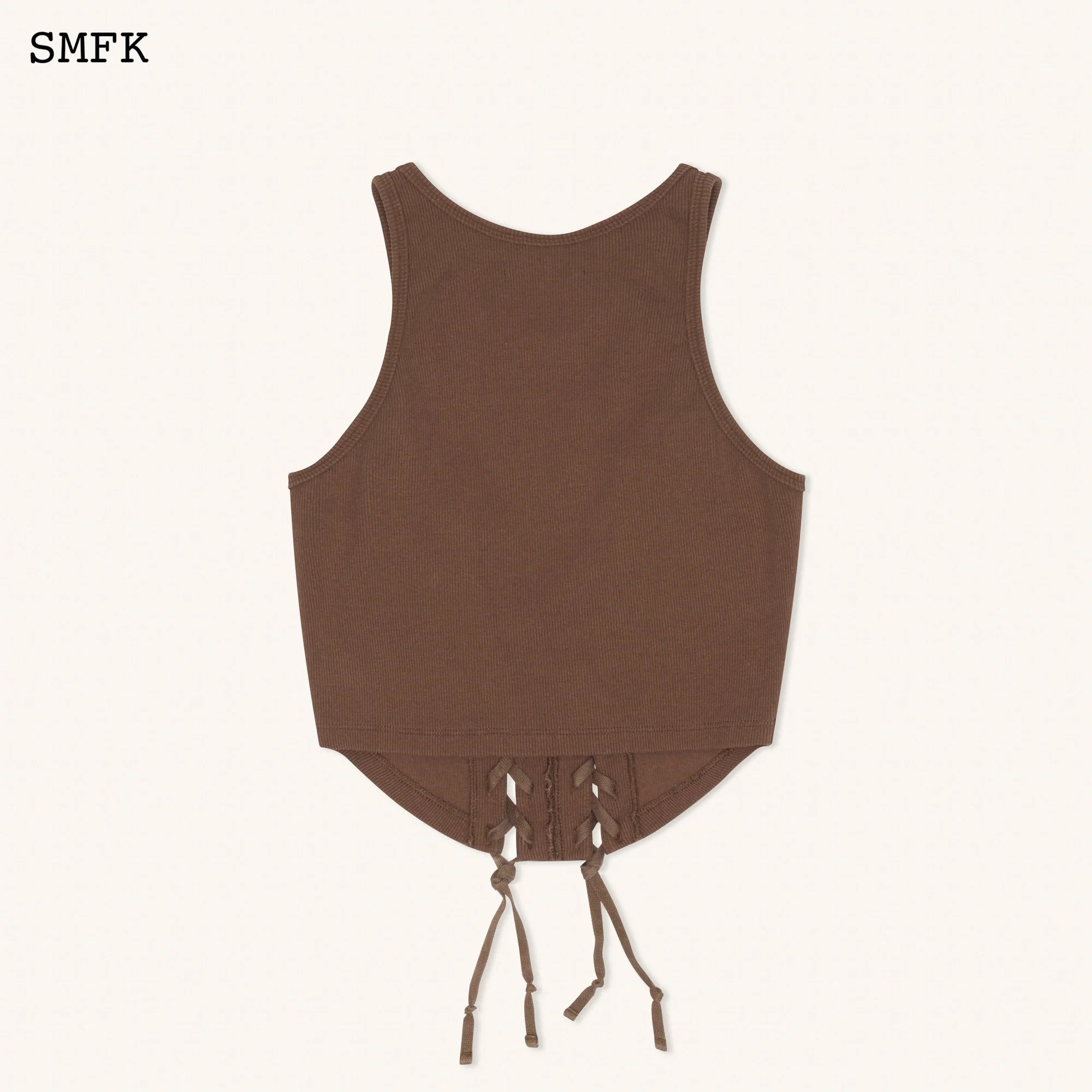 Compass Baseball Deconstruct Vest Top In Brown