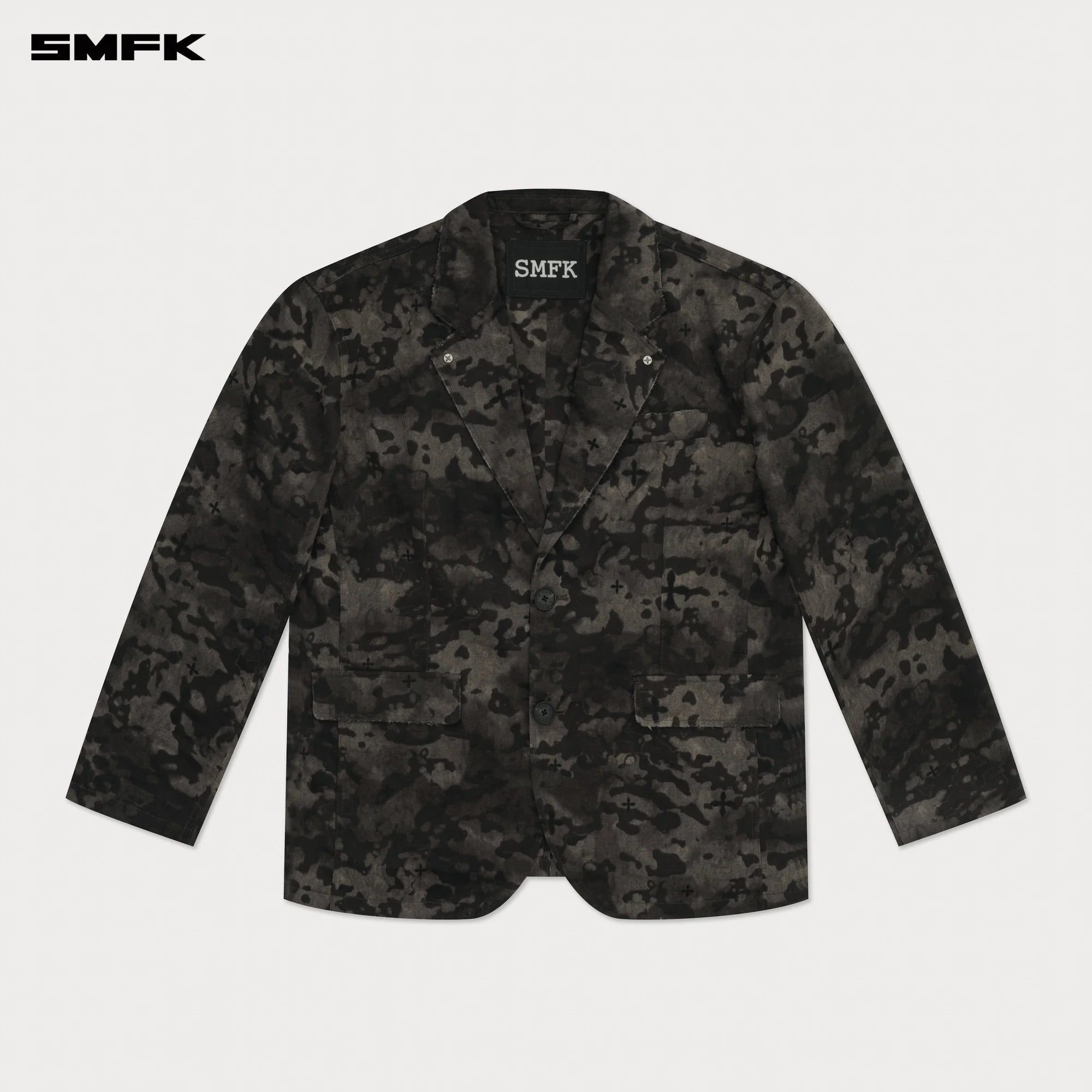 COMPASS BLACK CAMOUFLAGE OVERSIZE SUIT