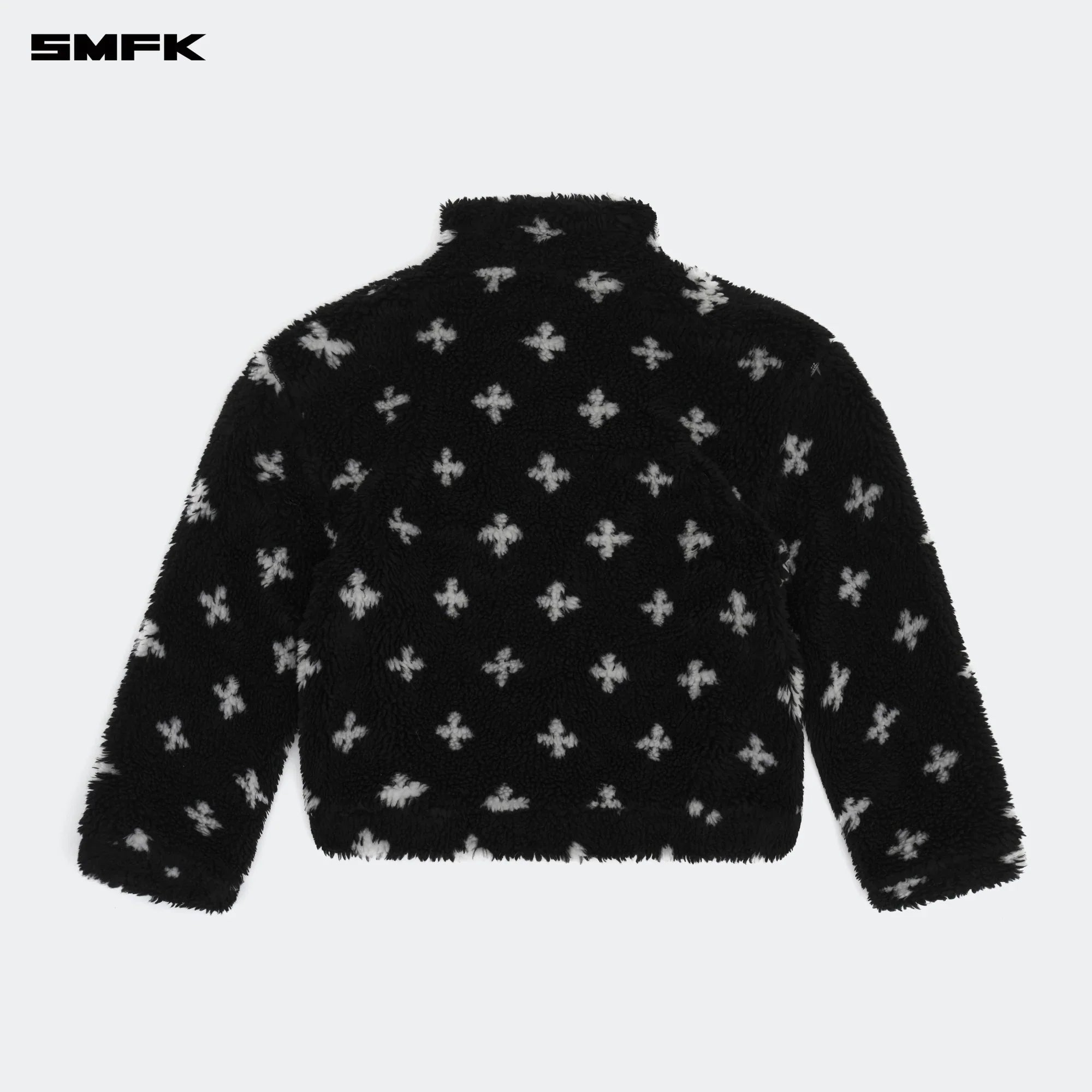 COMPASS BLACK GARDEN OUTDOOR FURRY JACKET