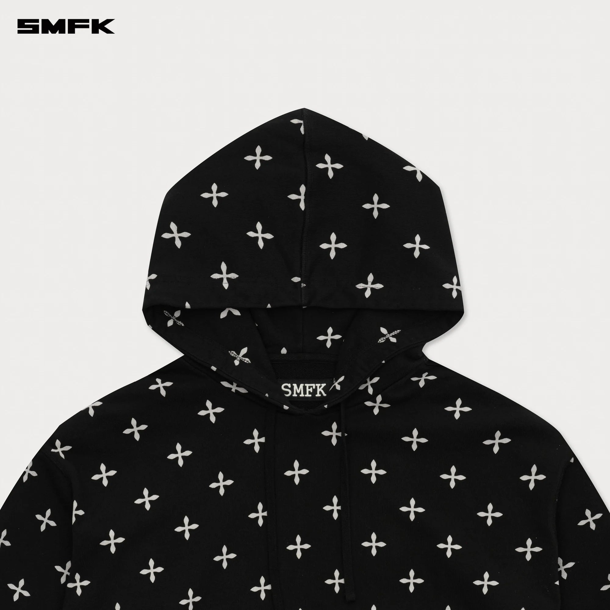 COMPASS BLACK GARDEN OVERSIZE HOODIE
