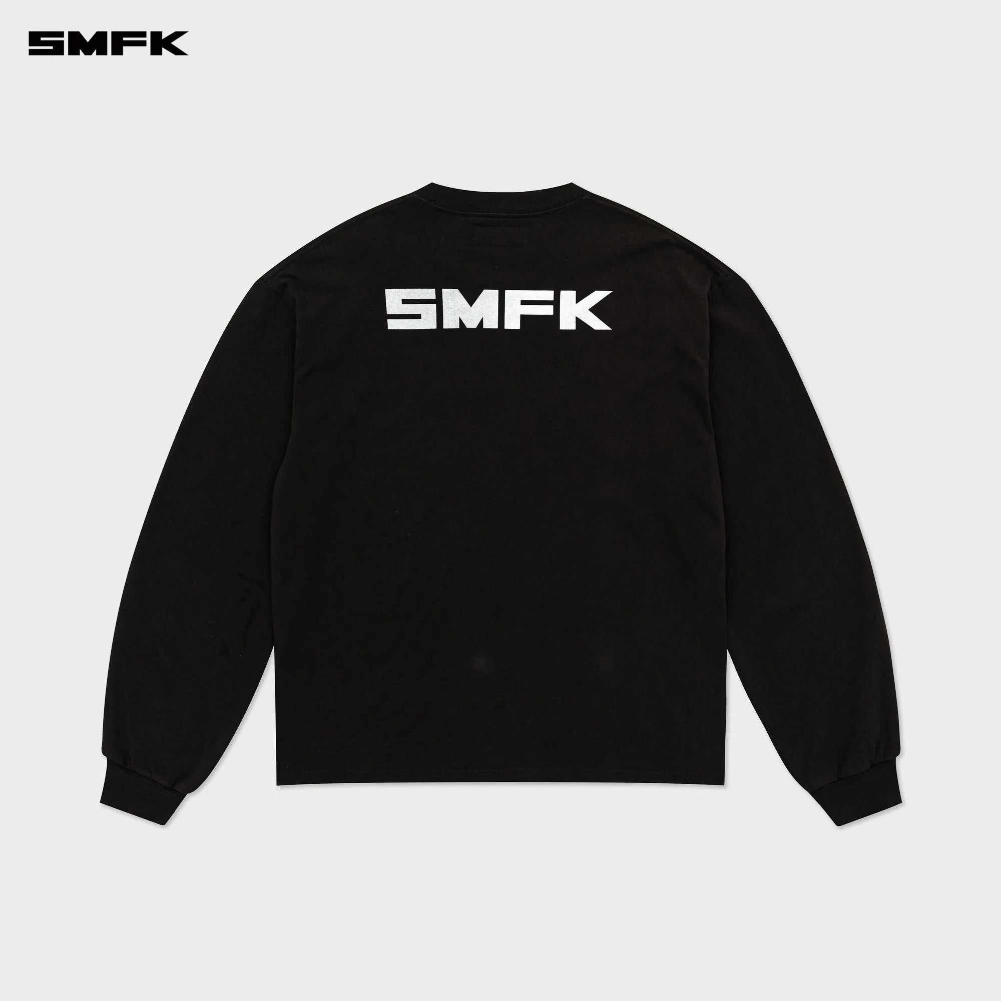 COMPASS BLACK MAGNOLIA OVERSIZE SWEATSHIRT CP016B