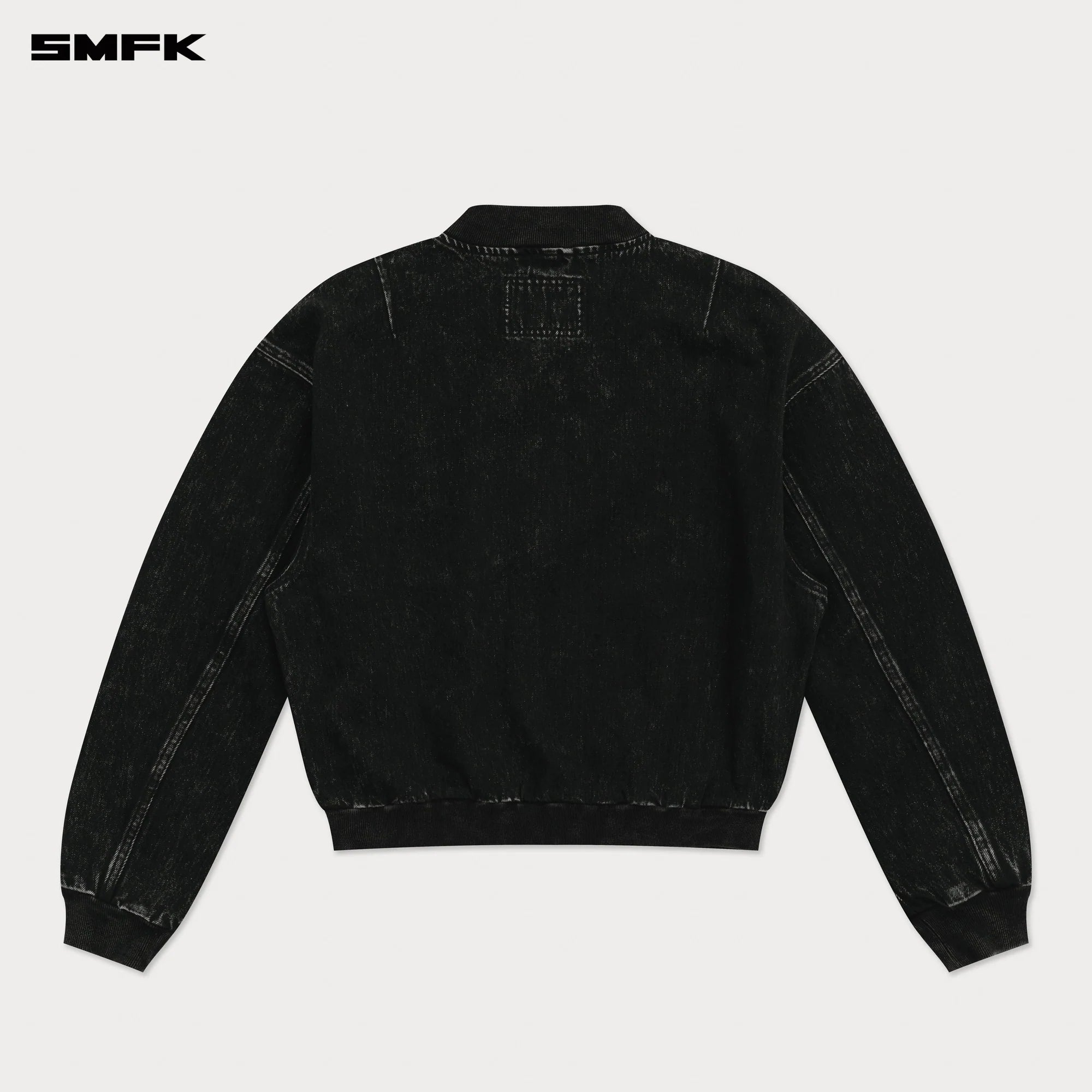 COMPASS CLASSIC CROSS BASEBALL JACKET BLACK
