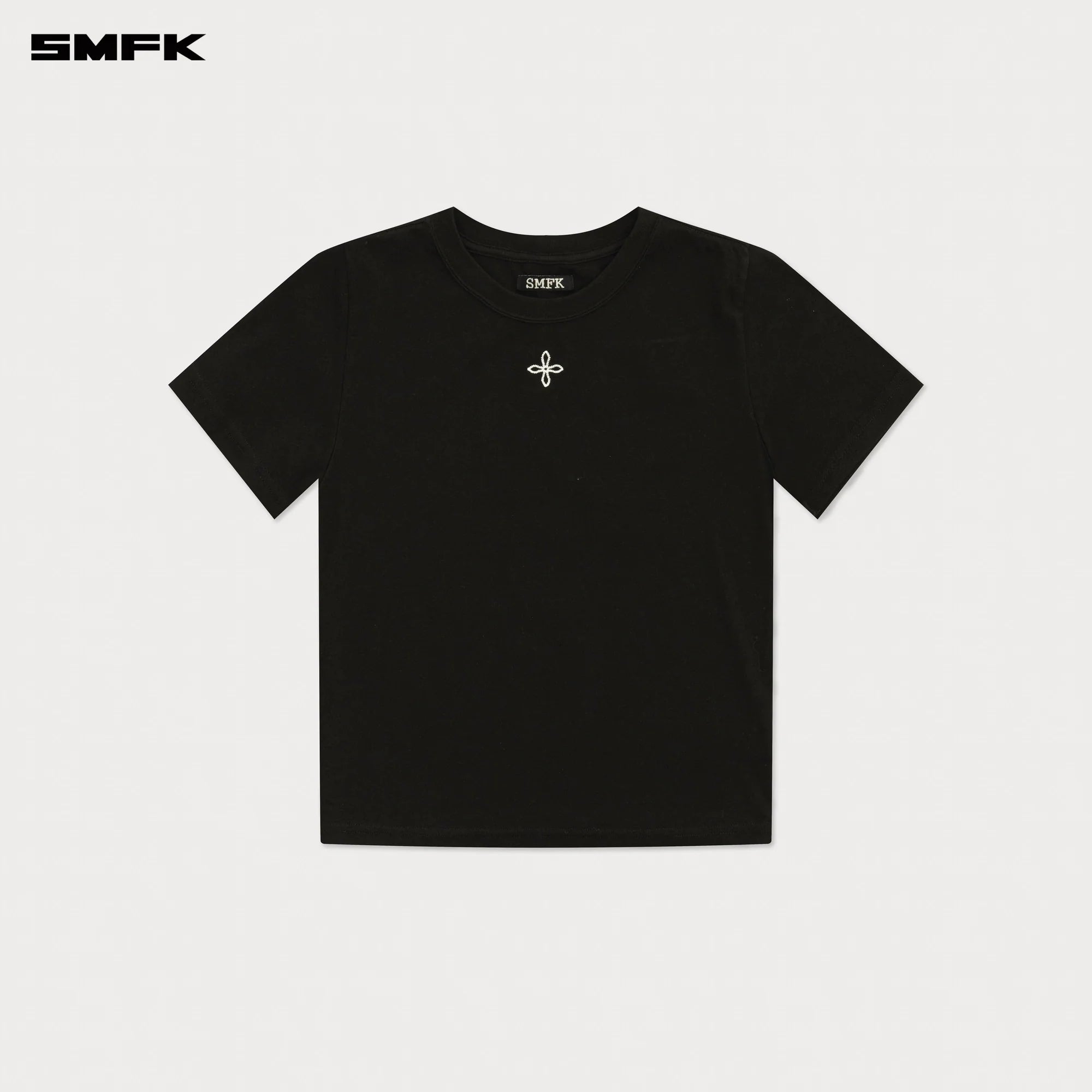 COMPASS CLASSIC CROSS CHAIN BLACK SLIM FIT SPORTS TEE