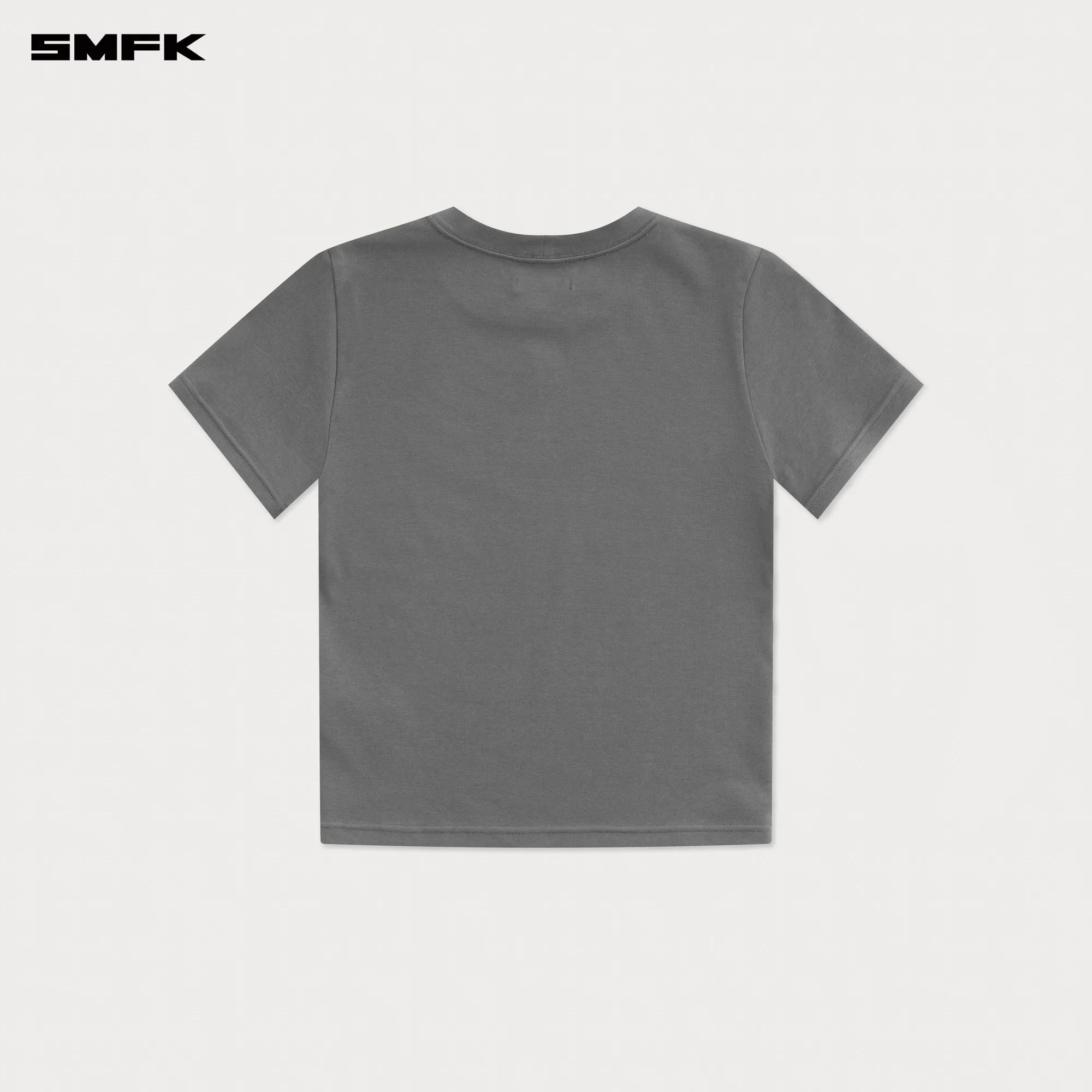 COMPASS CLASSIC CROSS CHAIN DARK GRAY SLIM FIT SPORTS TEE