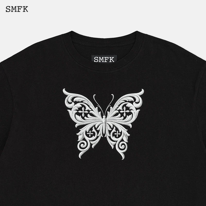 Compass Crested Butterfly Wide- Fitting Tee