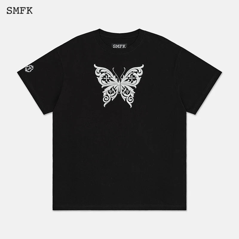Compass Crested Butterfly Wide- Fitting Tee