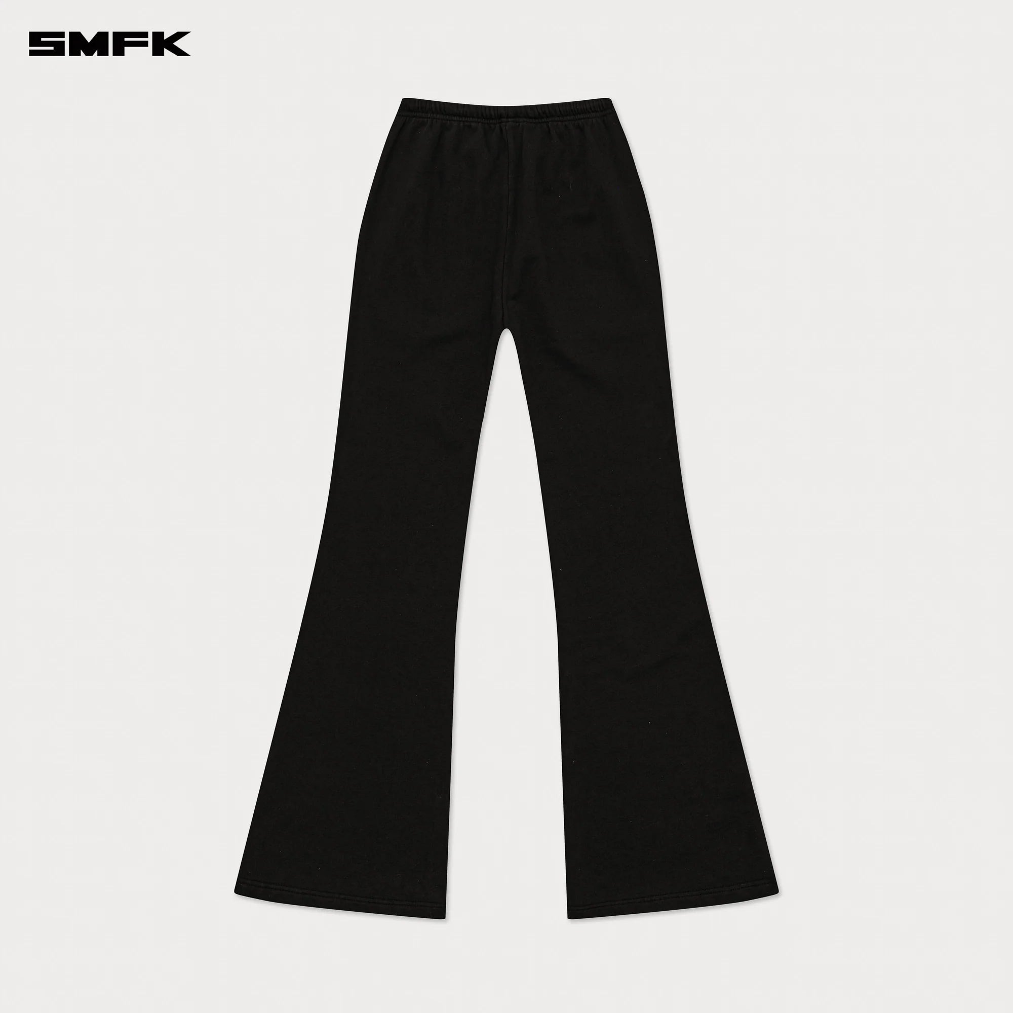 COMPASS CROSS CLASSIC FLARED TRACK PANTS IN BLACK