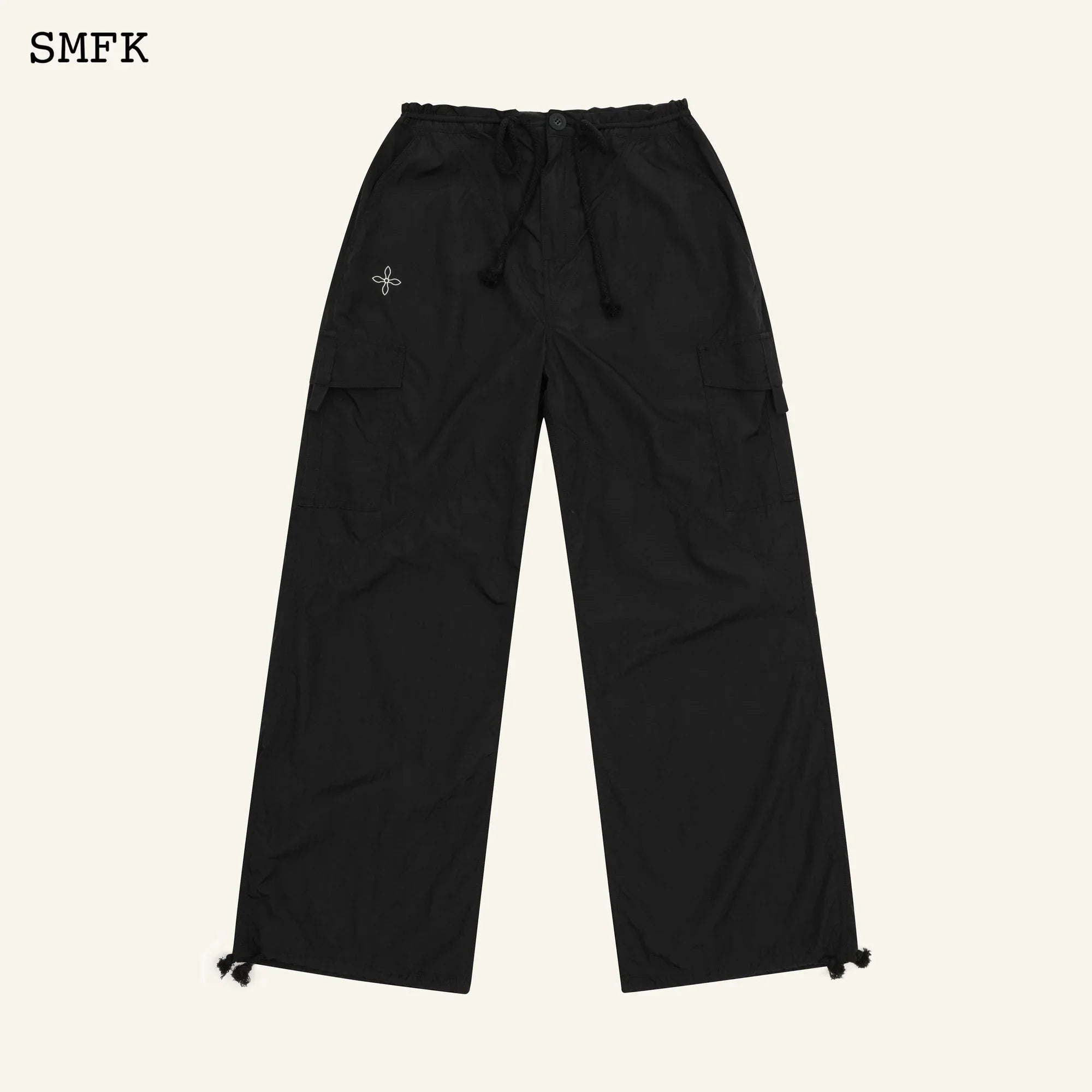 SMFK COMPASS CROSS CLASSIC PARATROOPER PANTS IN BLACK