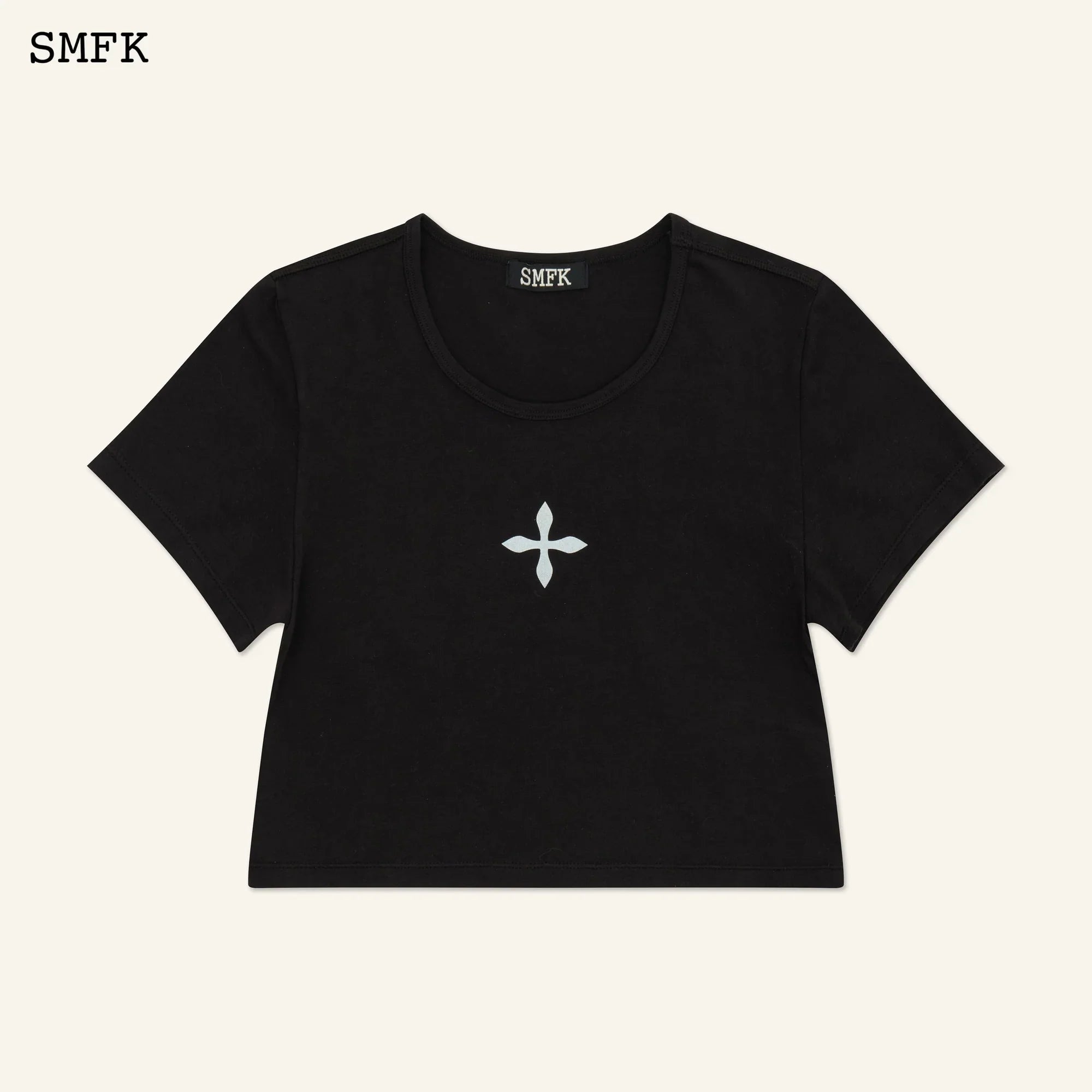 COMPASS CROSS CLASSIC SPORTY TIGHTS TEE IN BLACK
