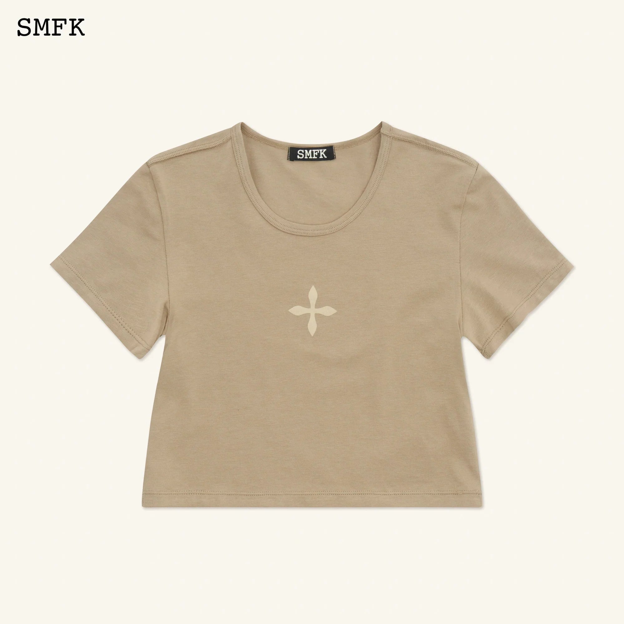 COMPASS CROSS CLASSIC SPORTY TIGHTS TEE IN KHAKI