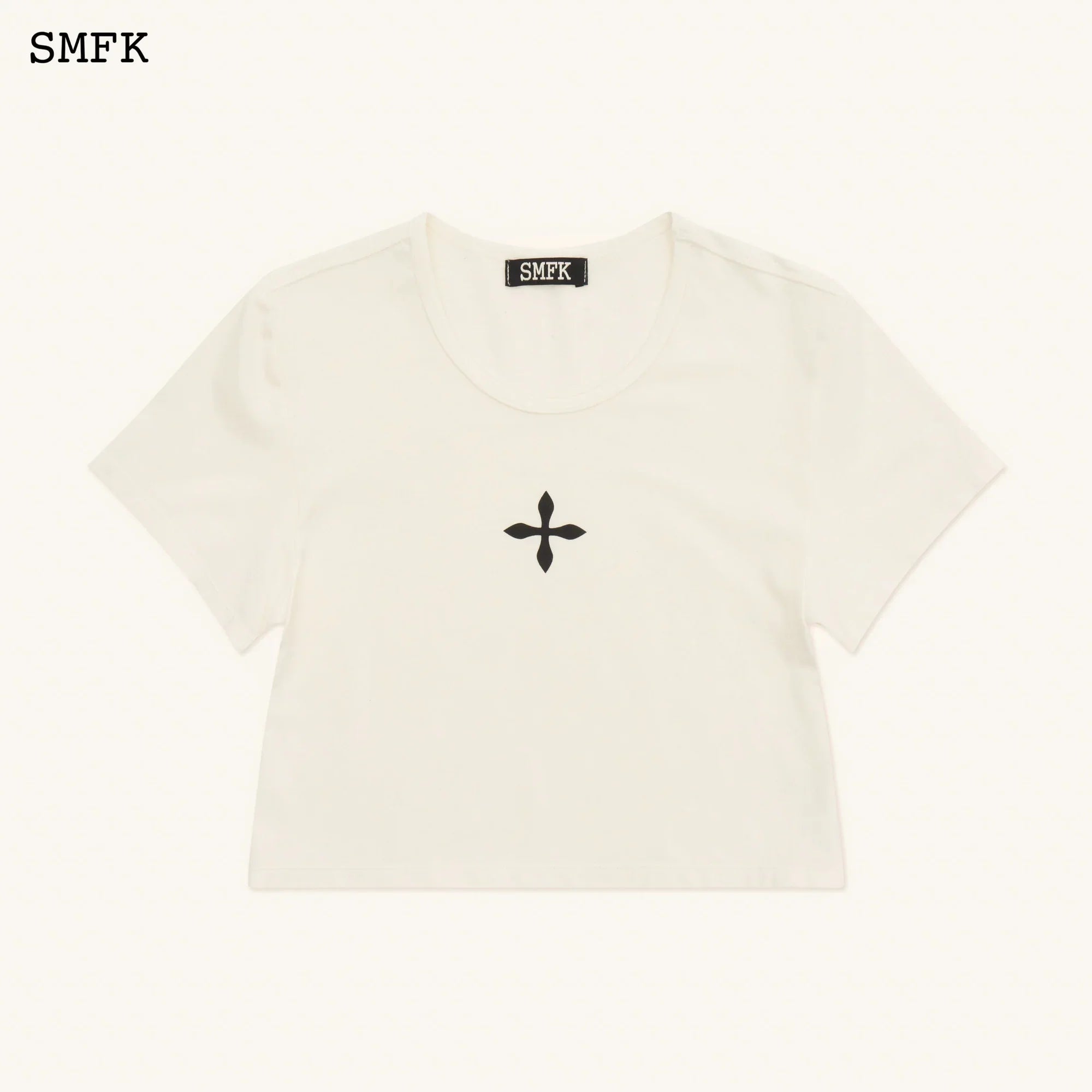 COMPASS CROSS CLASSIC SPORTY TIGHTS TEE IN WHITE