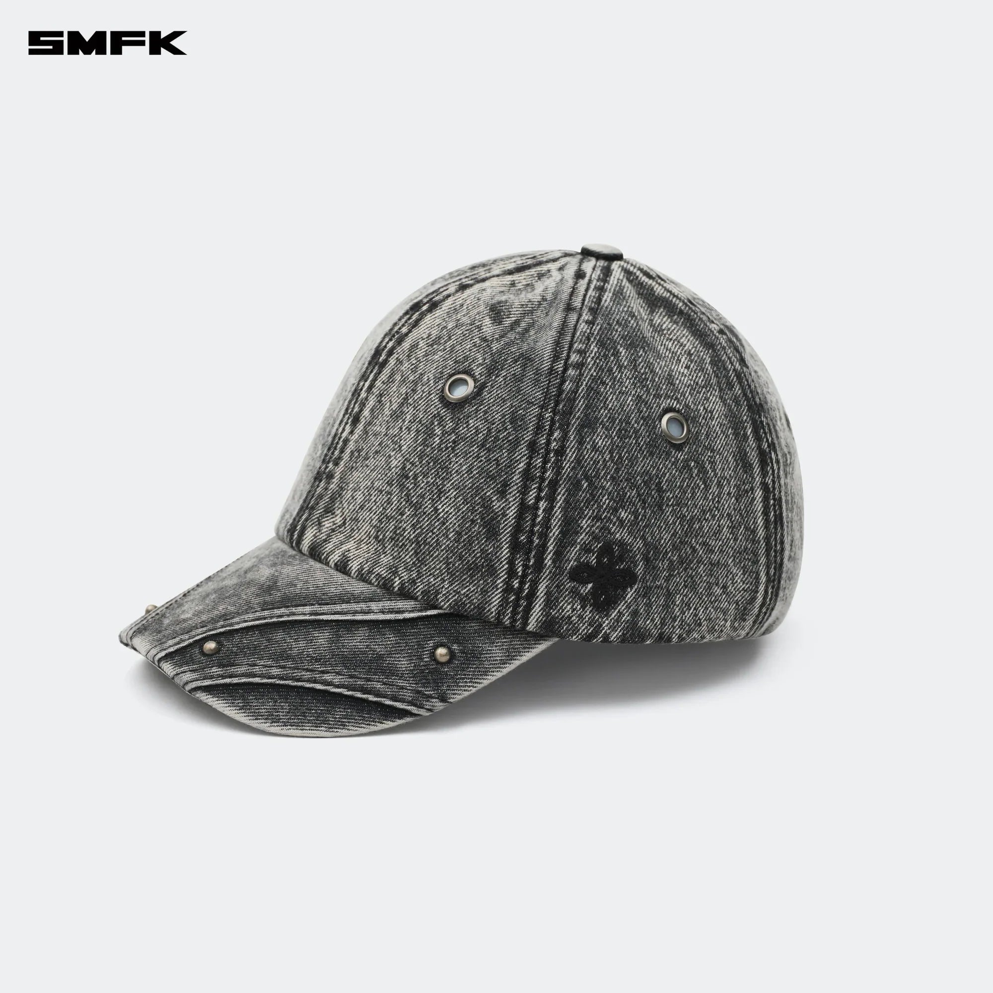 SMFK COMPASS CROSS DENIM SNOWFLAKE CAP