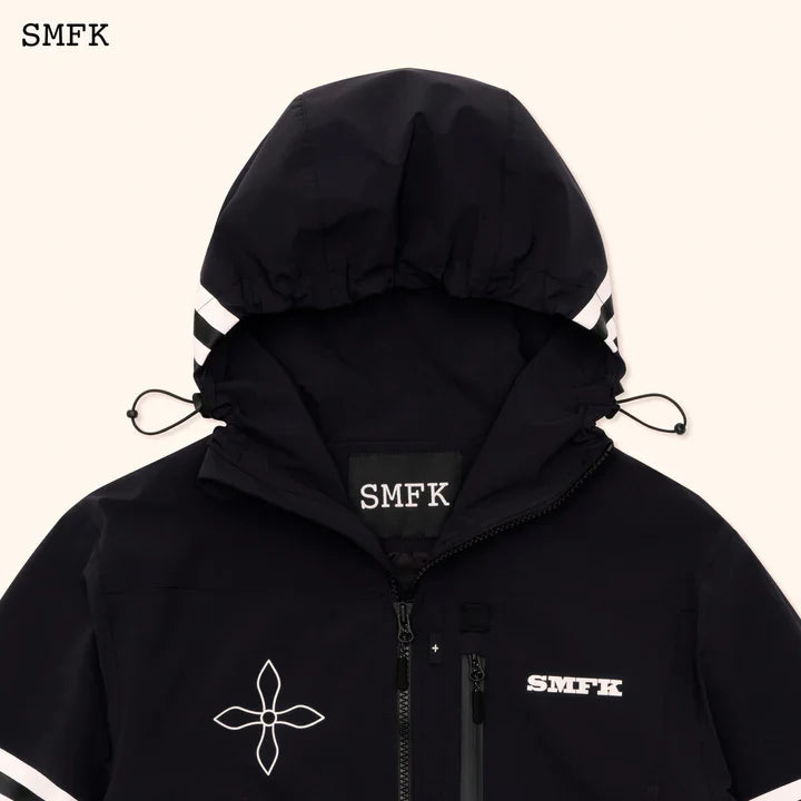 SMFK COMPASS CROSS DNA SKI SNOW JACKET IN BLACK WSG01B
