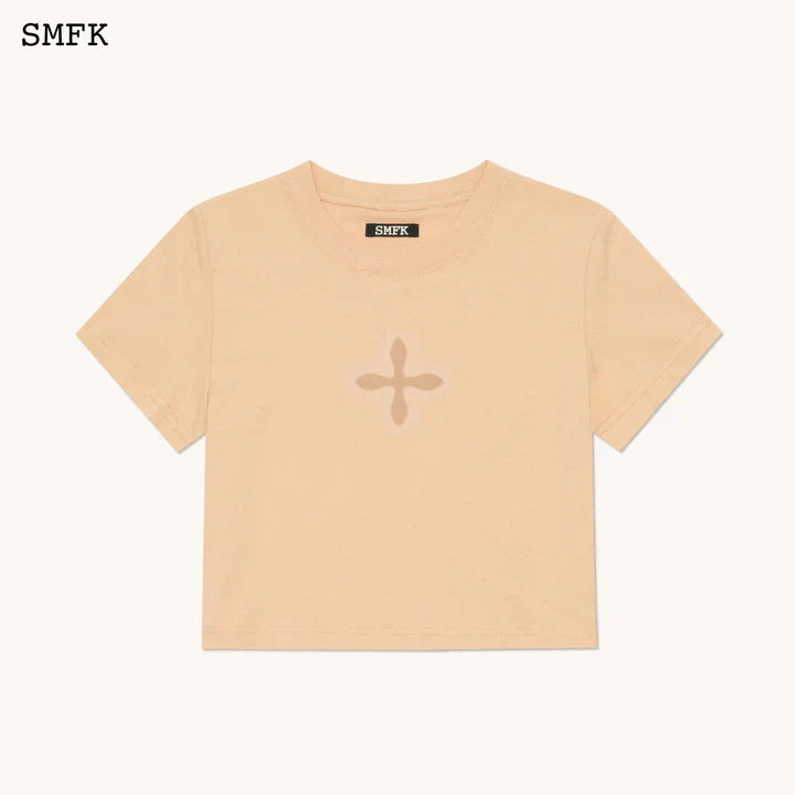 COMPASS CROSS SLIM-FIT TEE IN WHEAT DT001F