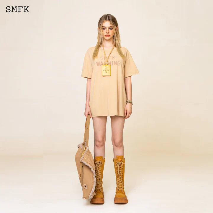 COMPASS CROSS STIGMA VINTAGE OVERSIZE TEE  CT001F