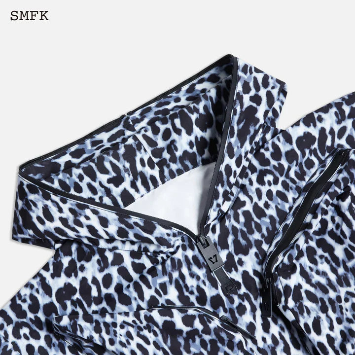 COMPASS CRUCIFIX GHOST HOODIE SNOW LEOPARD CH013LGP