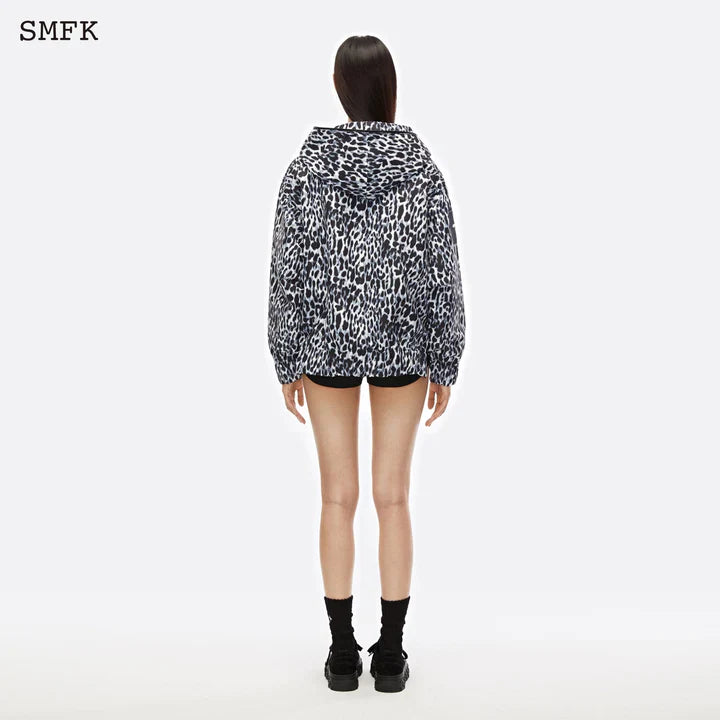 COMPASS CRUCIFIX GHOST HOODIE SNOW LEOPARD CH013LGP