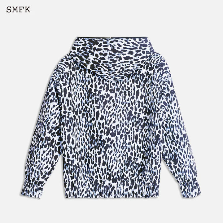 COMPASS CRUCIFIX GHOST HOODIE SNOW LEOPARD CH013LGP
