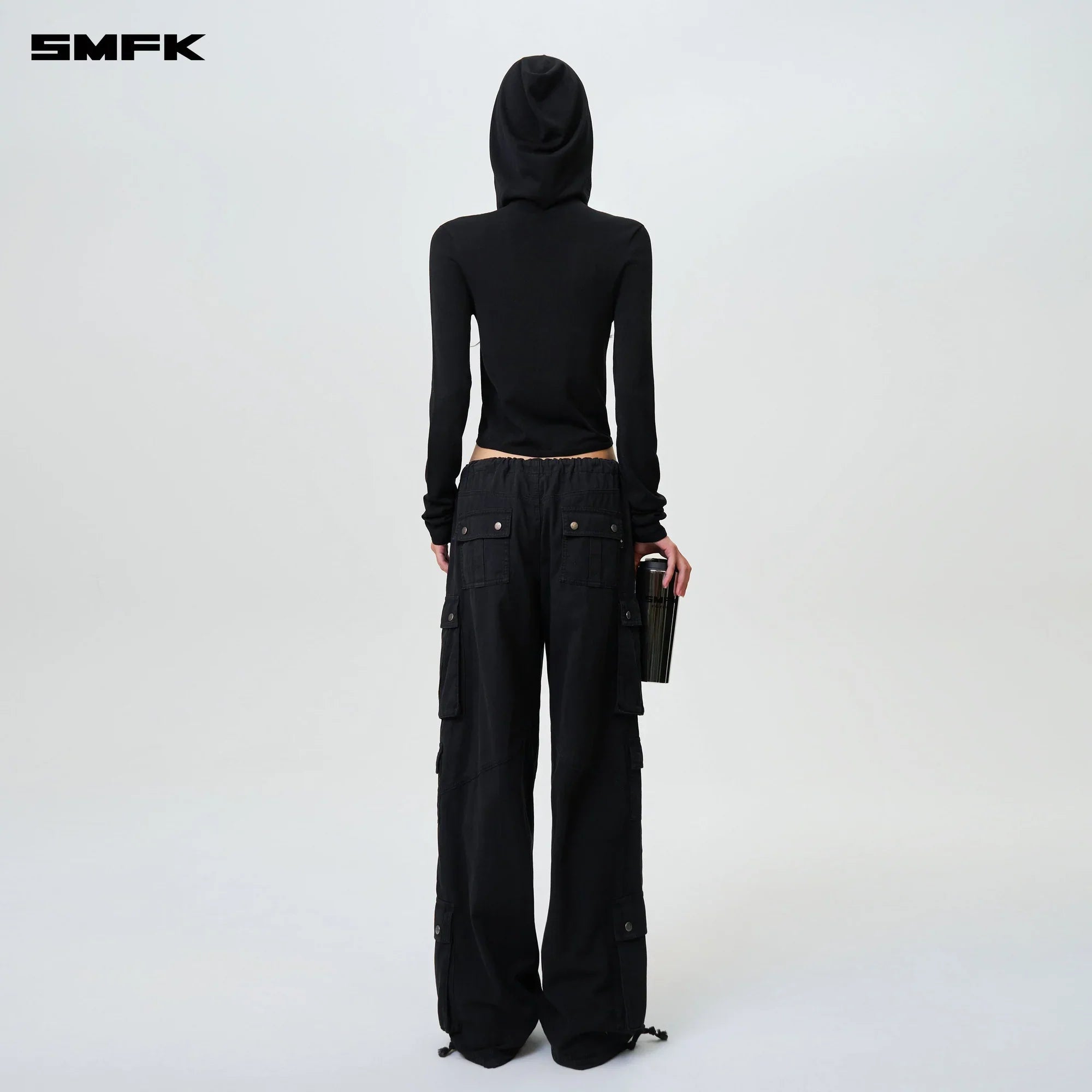 COMPASS CYBER TARPAN RETRO PARATROOPER PANTS BLACK