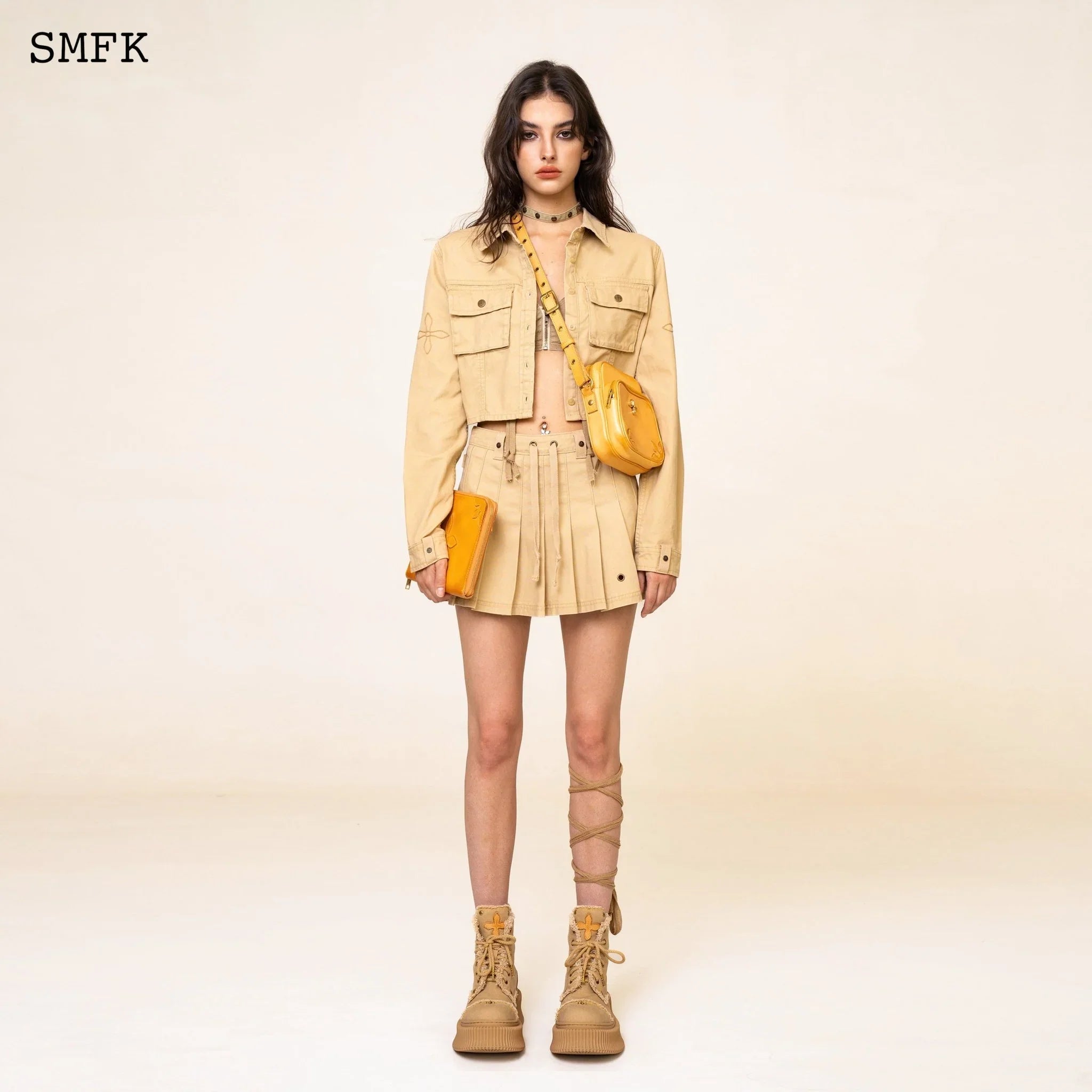 SMFK DESERT CARGO CROPPED SHIRT ULS12F