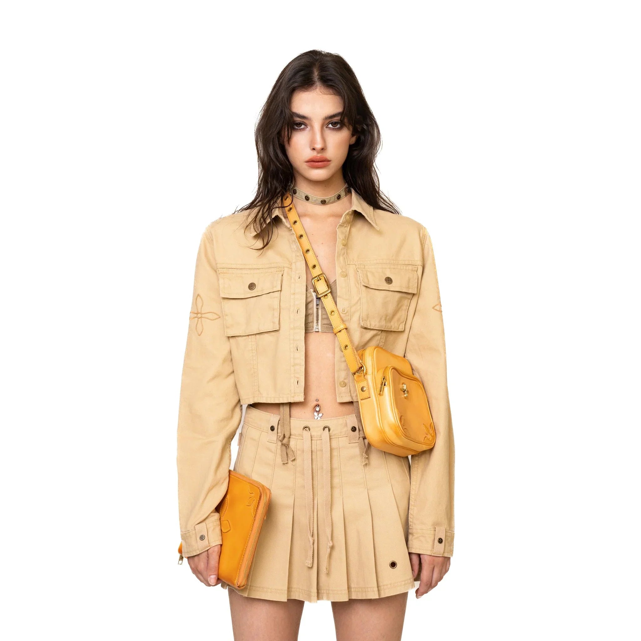 SMFK DESERT CARGO CROPPED SHIRT ULS12F