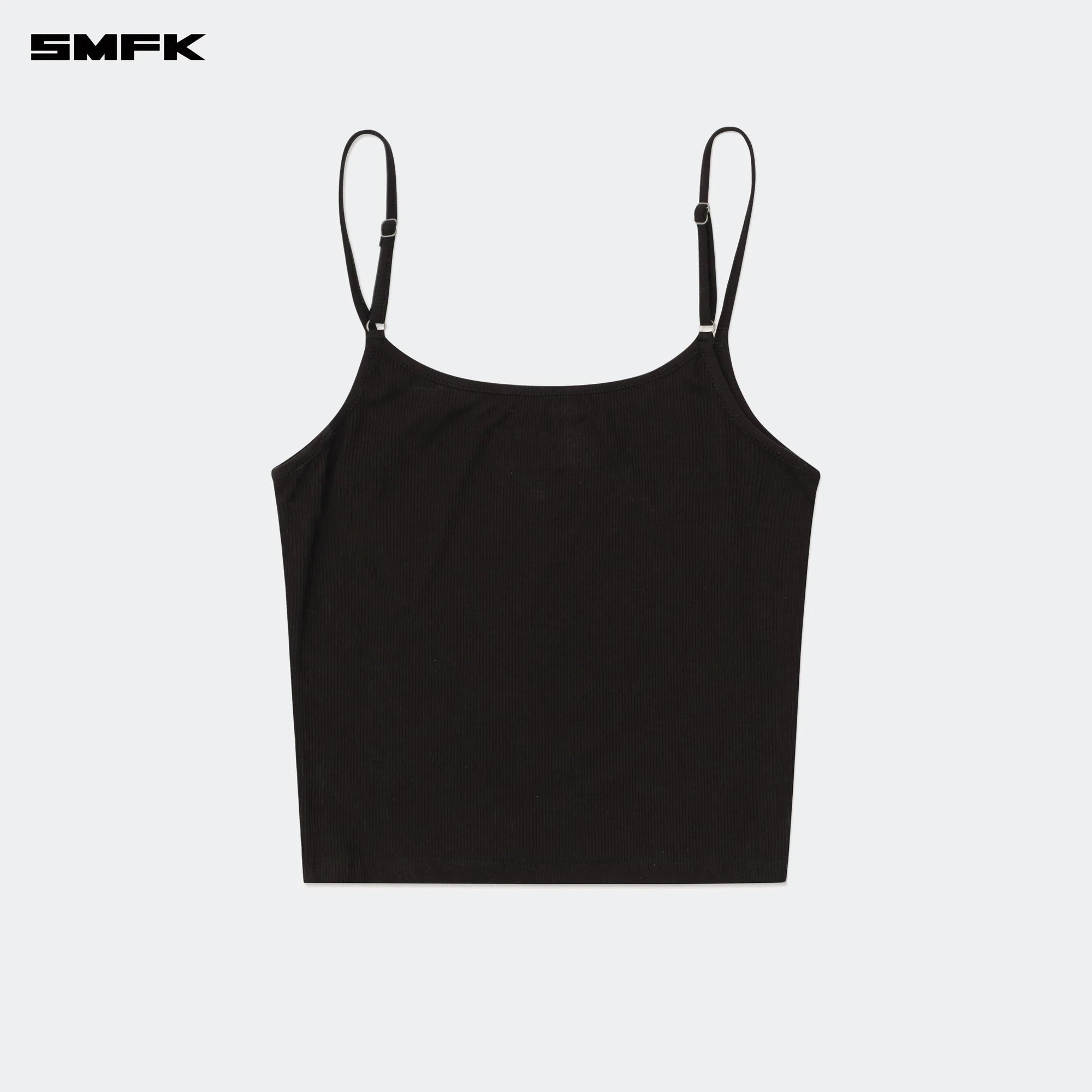 COMPASS HUG EXTRA-LONG SPORTS STRAP TOP BLACK