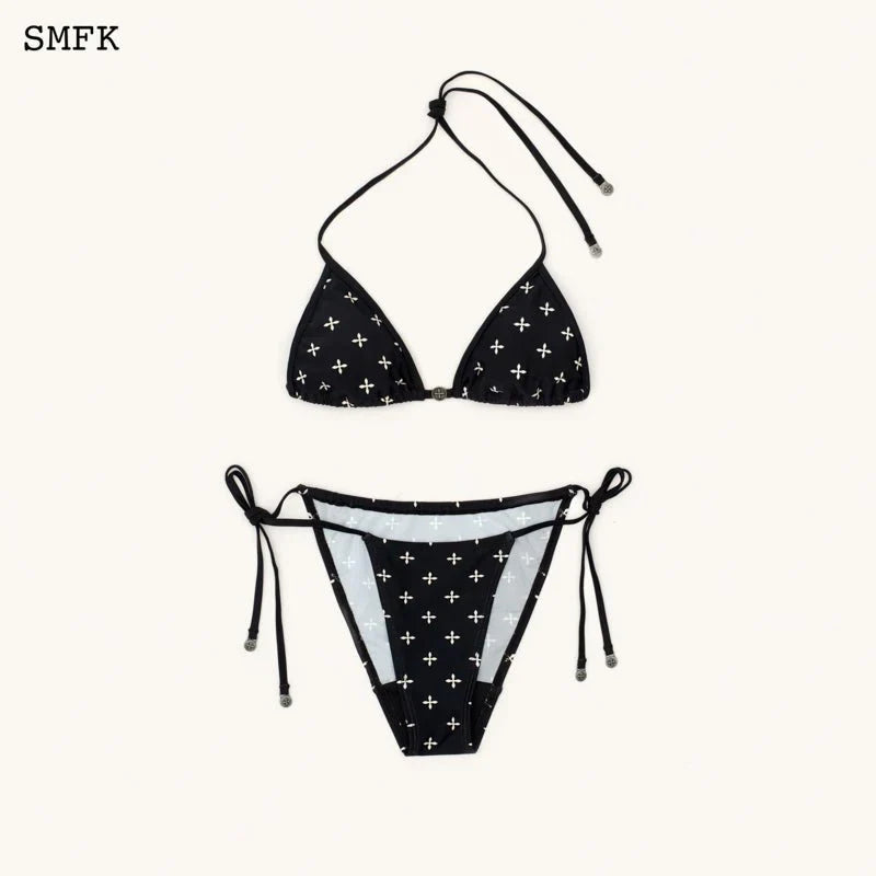 SMFK COMPASS HUG GARDEN BIKINI BLACK