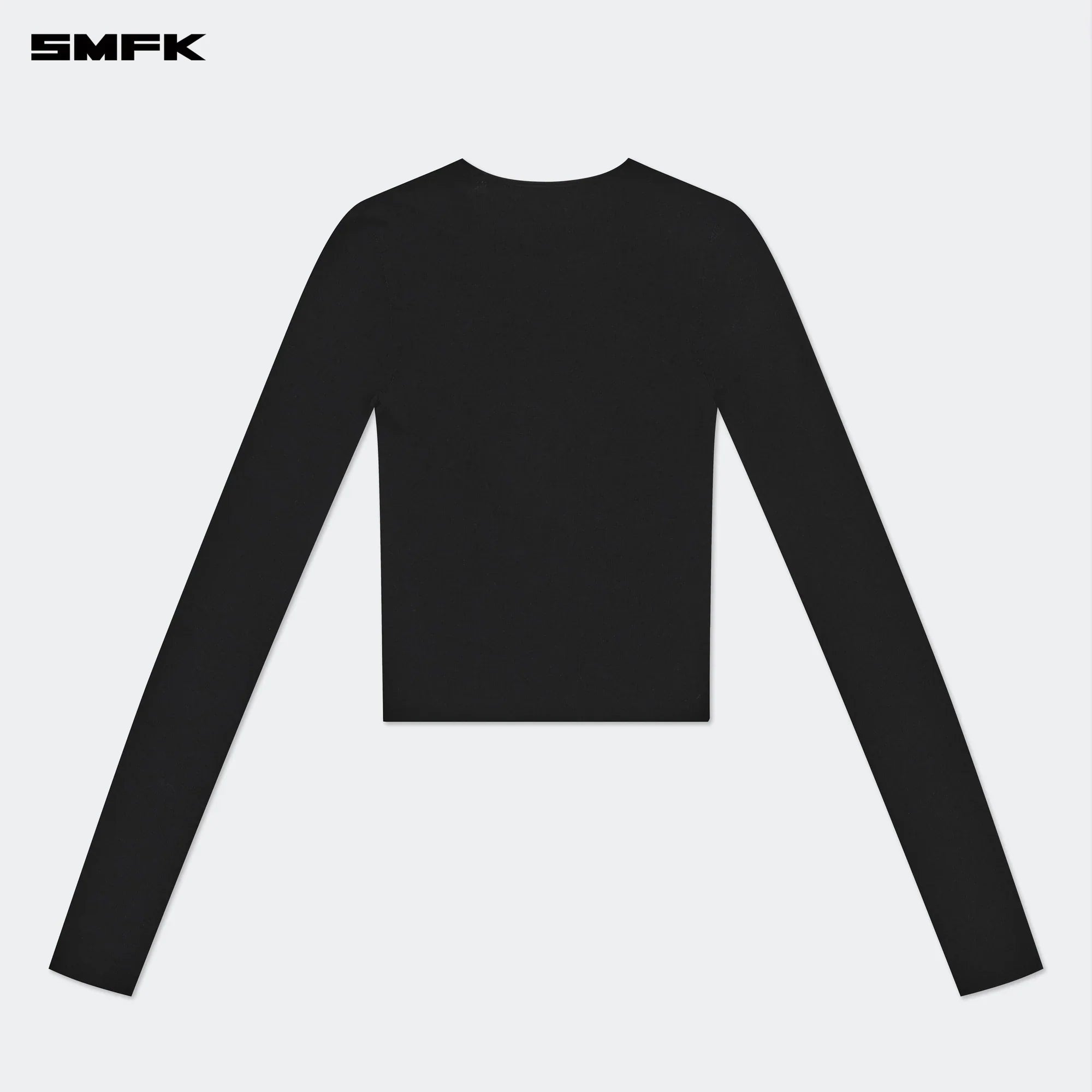 COMPASS HUG KNIT WOOL TOP IN BLACK