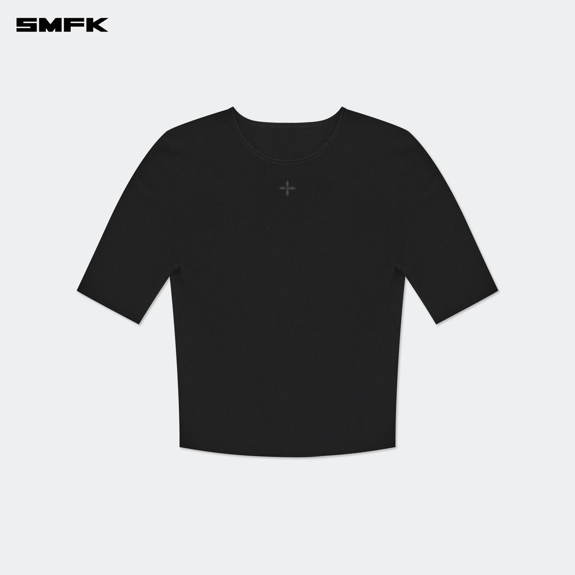 COMPASS HUG SEAMLESS WOOL KNIT TEE
