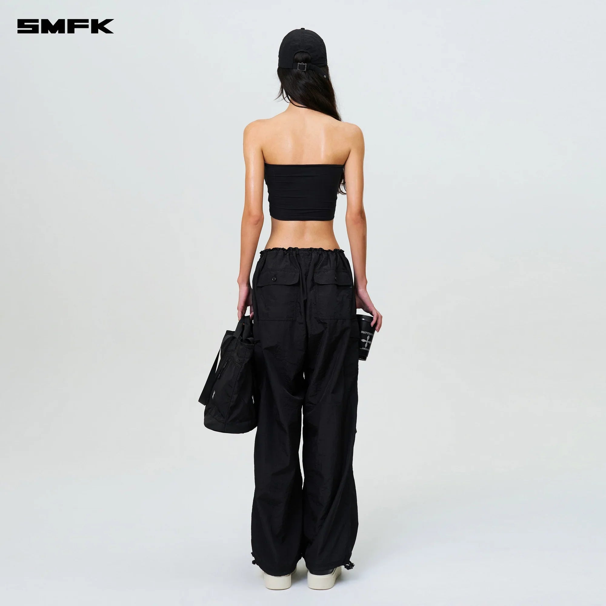 COMPASS HUG SKIN TUBE TOP BLACK