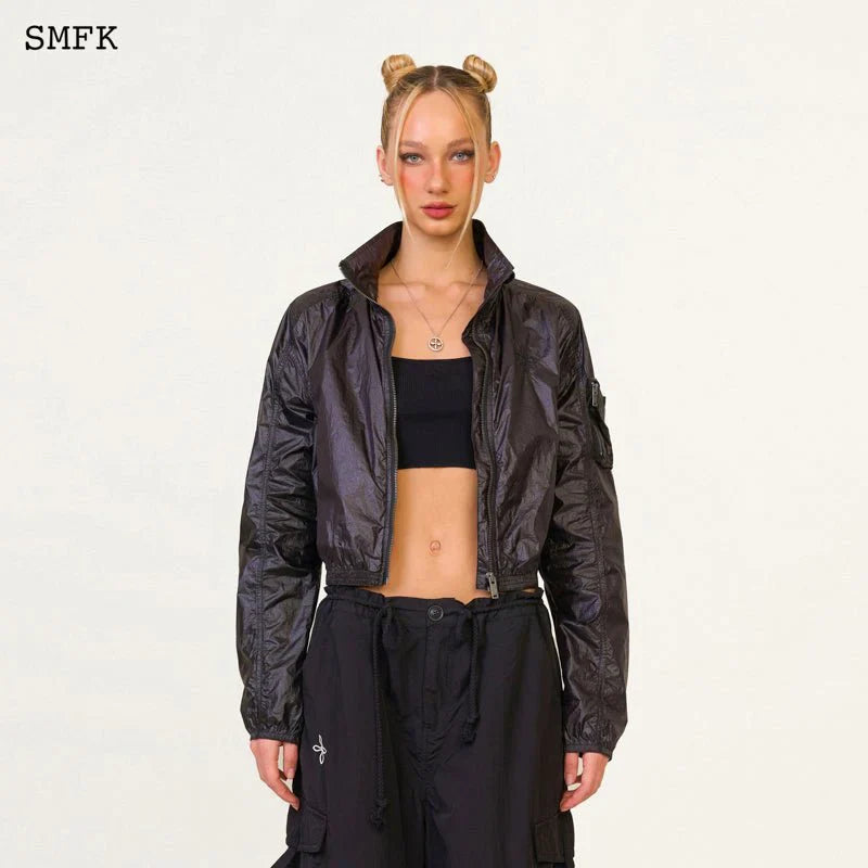 SMFK COMPASS HUG SUN-PROOF ALLOY JACKET BLACK