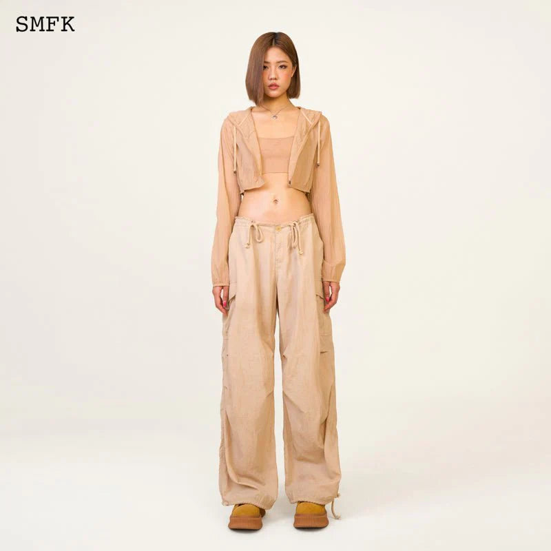 SMFK COMPASS HUG SUN-PROOF SUPER LIGHT SHORT JACKET NUDE