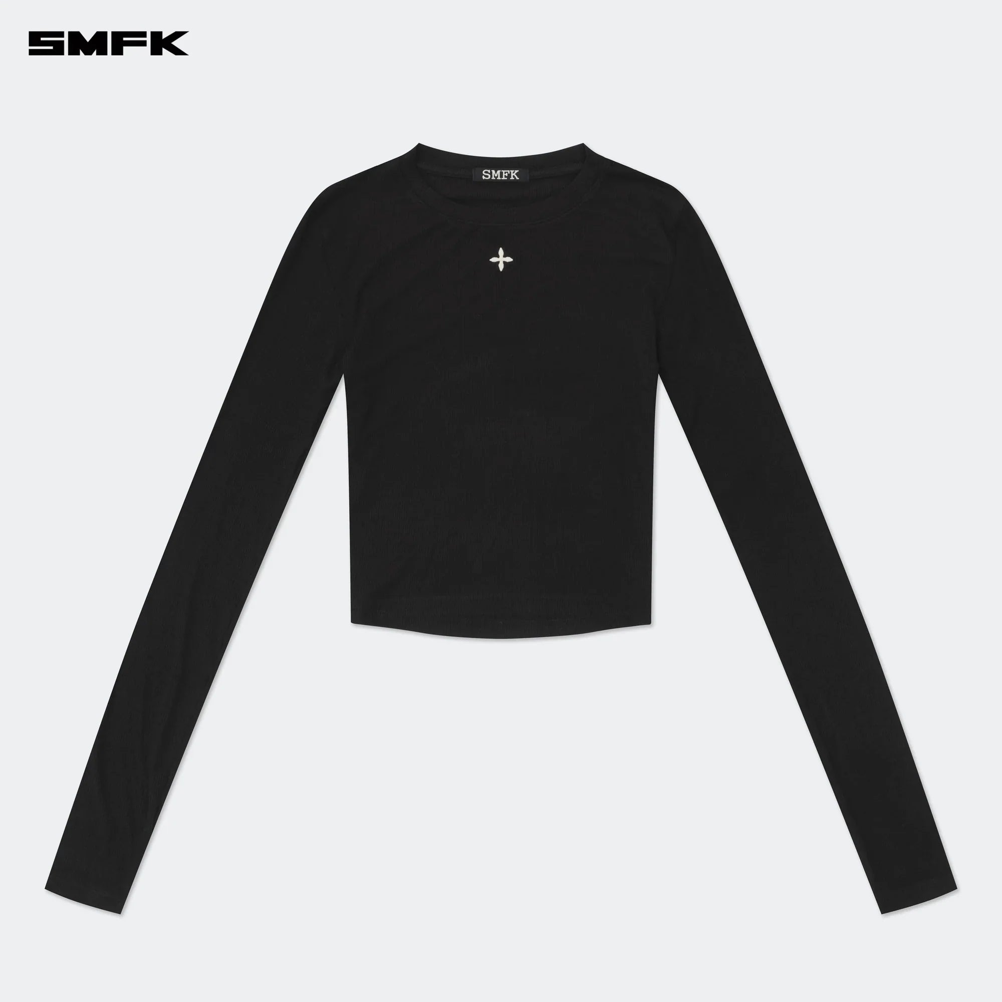 COMPASS HUG TIGHT SPORTS TOP IN BLACK