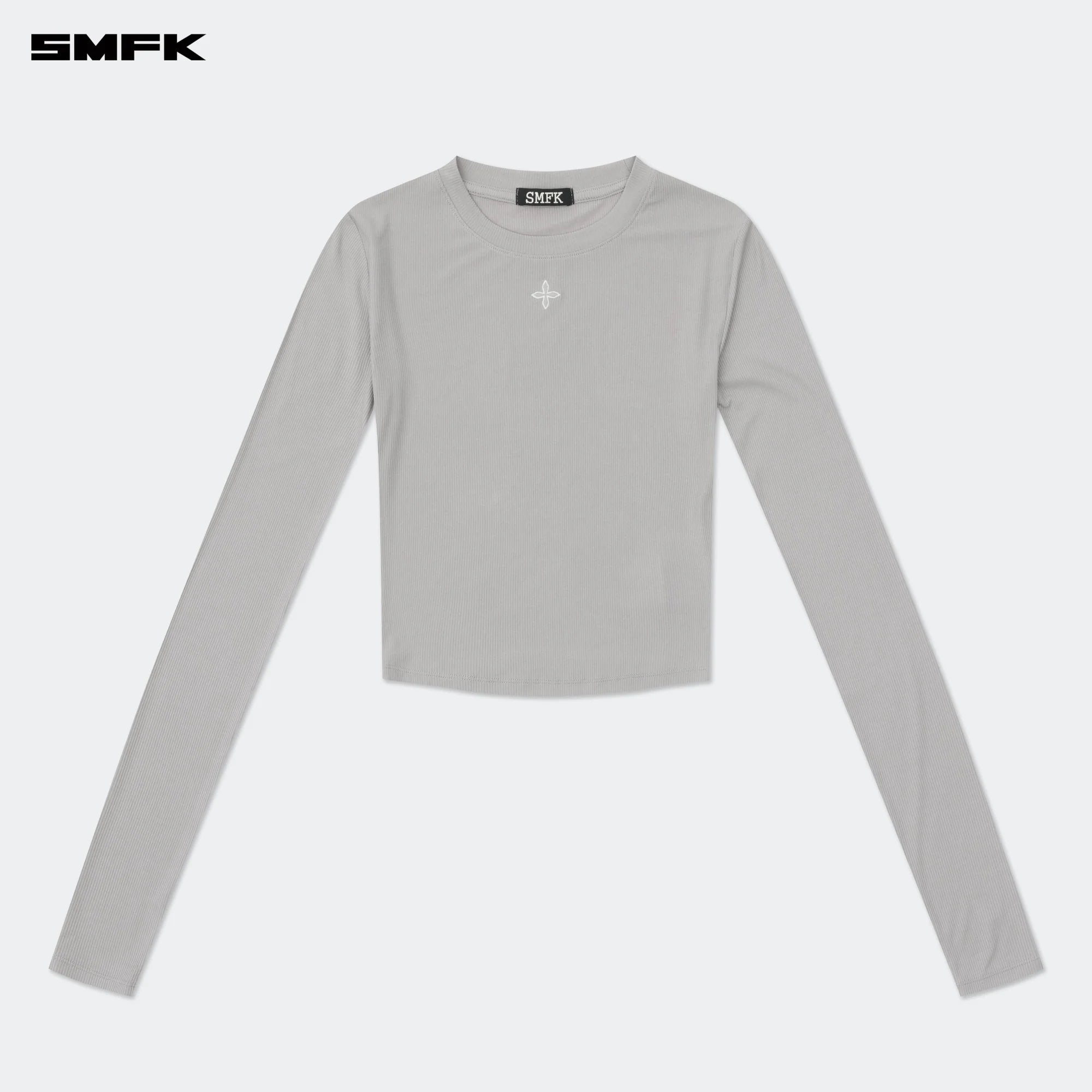 COMPASS HUG TIGHT SPORTS TOP IN GRAY