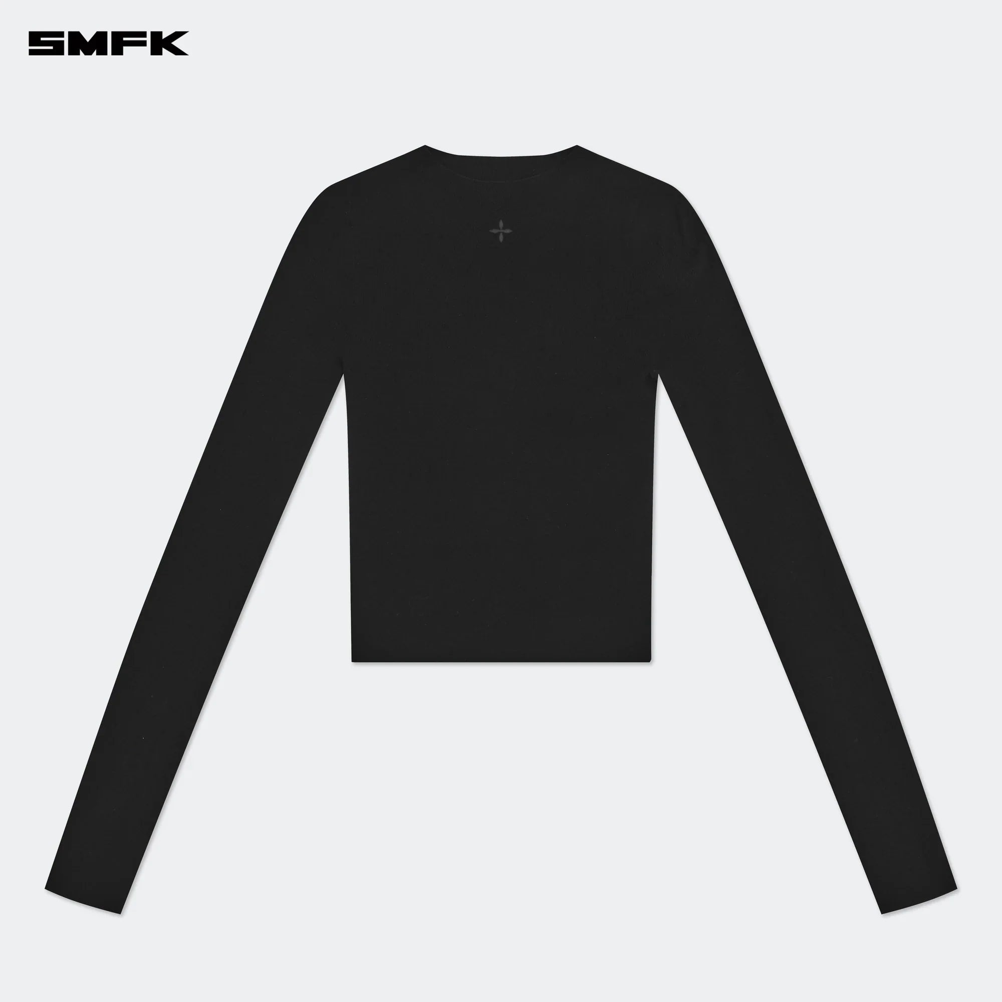 COMPASS HUG TURTLENECK KNIT SWEATSHIRT IN BLACK