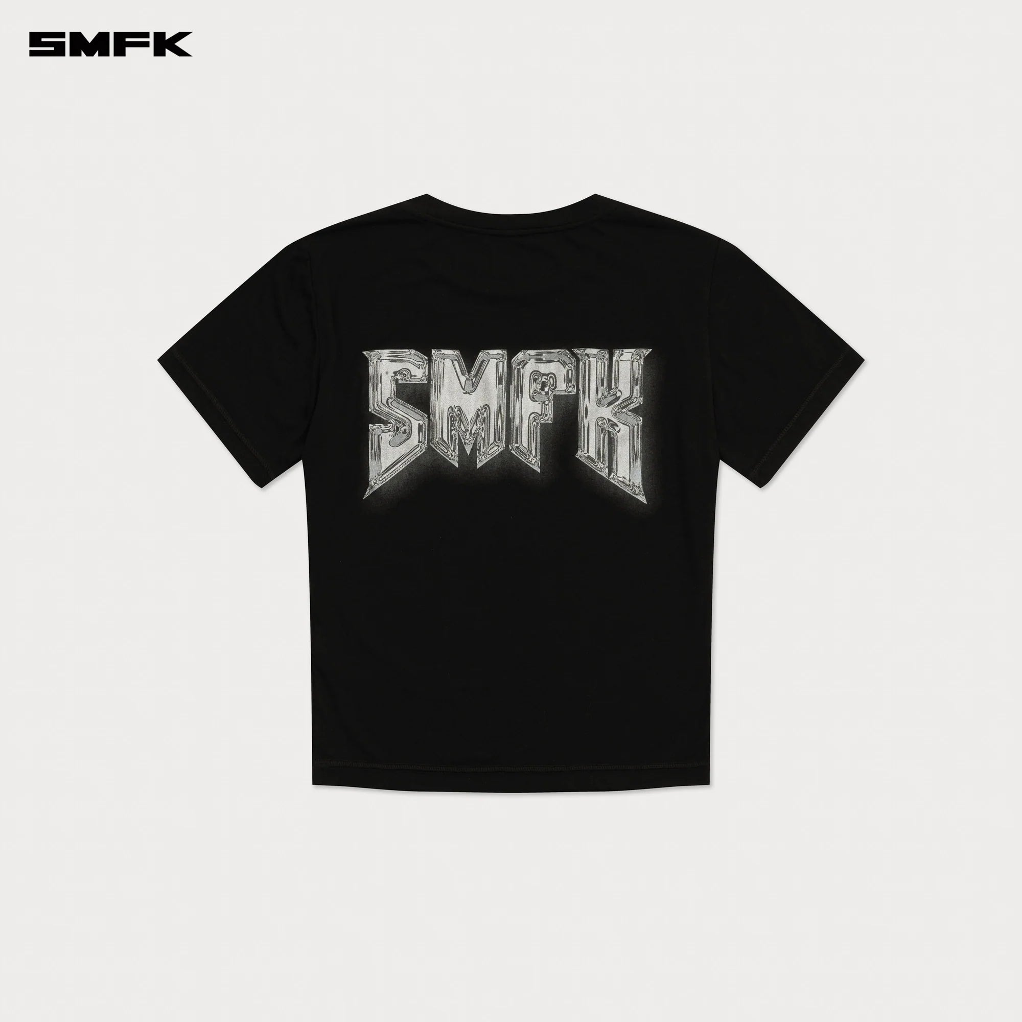 COMPASS METAL ROCK SLIM-FIT TEE BLACK