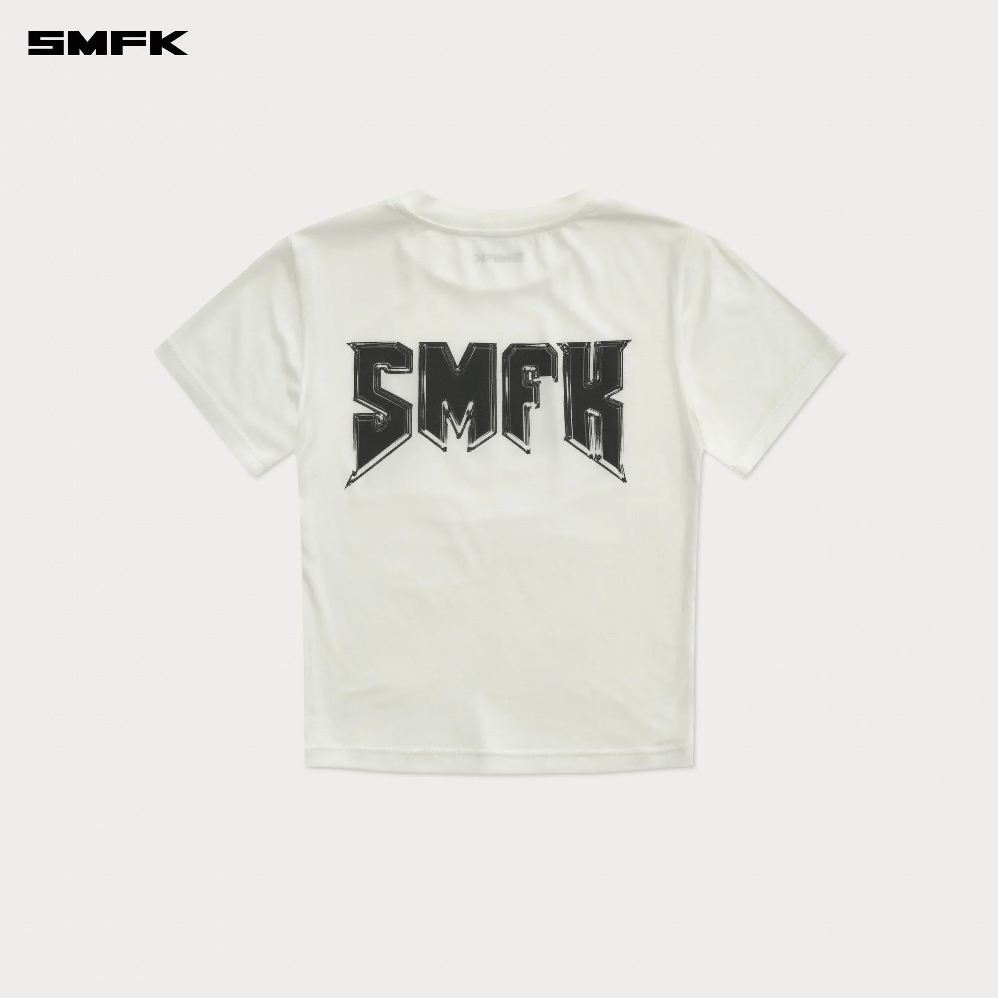 COMPASS METAL ROCK SLIM-FIT TEE WHITE