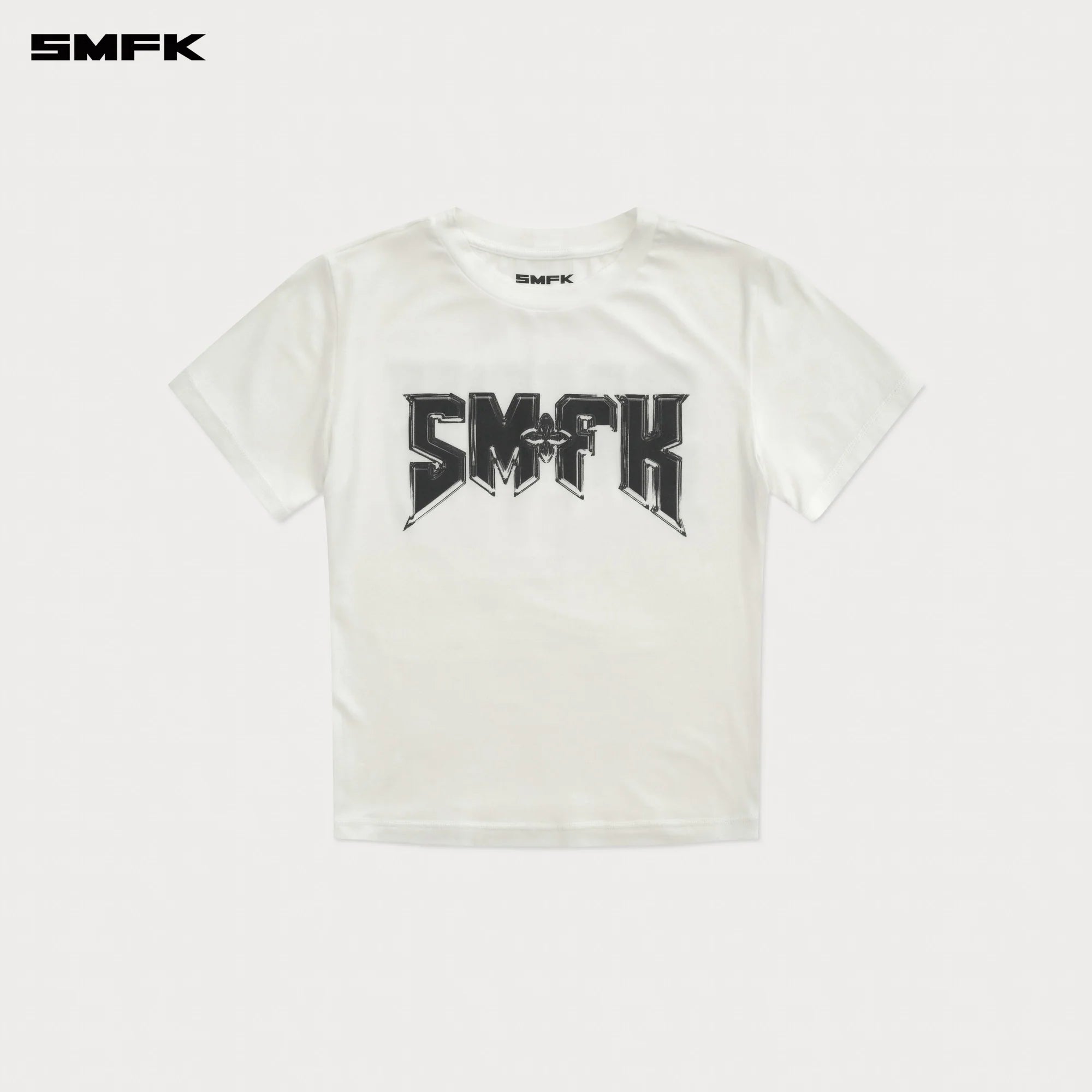 COMPASS METAL ROCK SLIM-FIT TEE WHITE