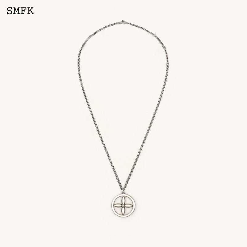 Free Compass Necklace Antique Silver (Medium) x 1 For Spending Over US$1400